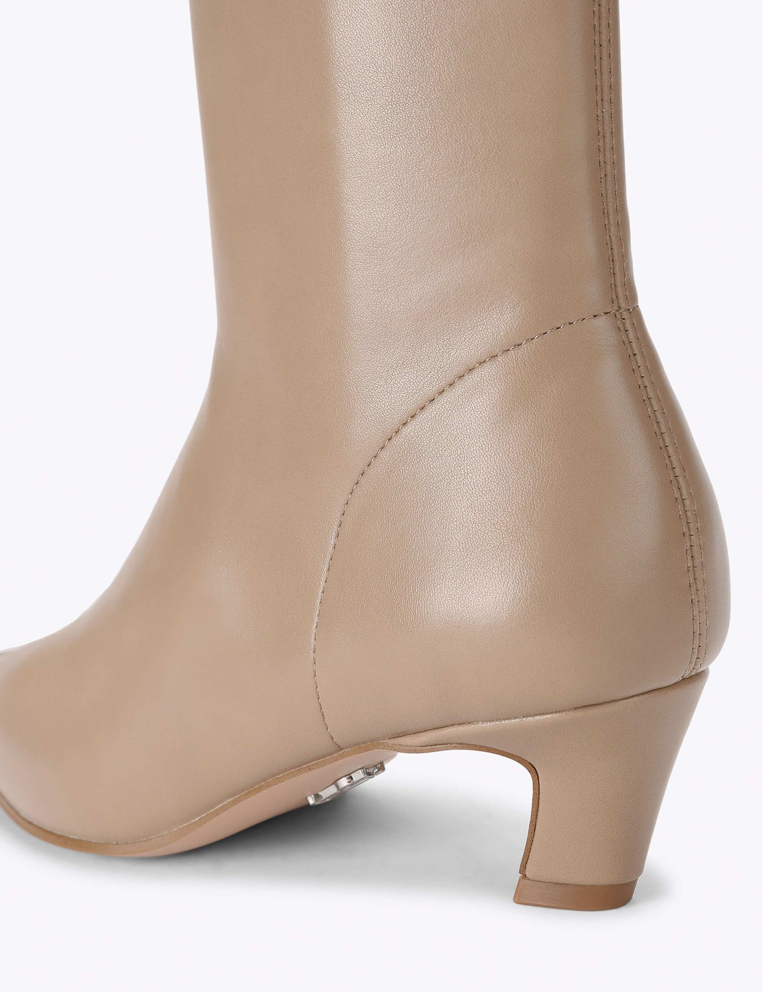 Kimmens Block Heel Pointed Ankle Boots 4 of 4