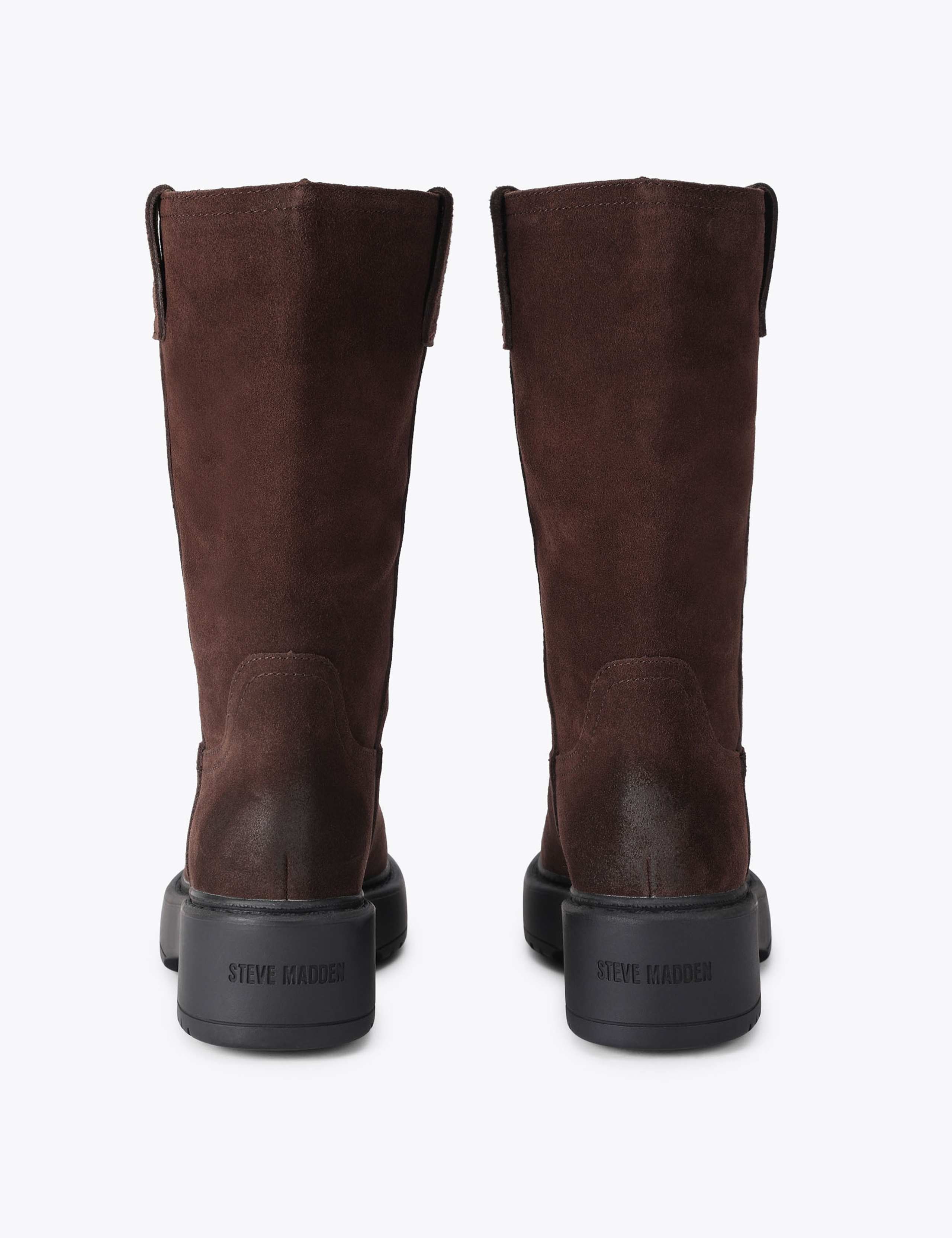 Ruckus Suede Flat Knee High Boots 3 of 4