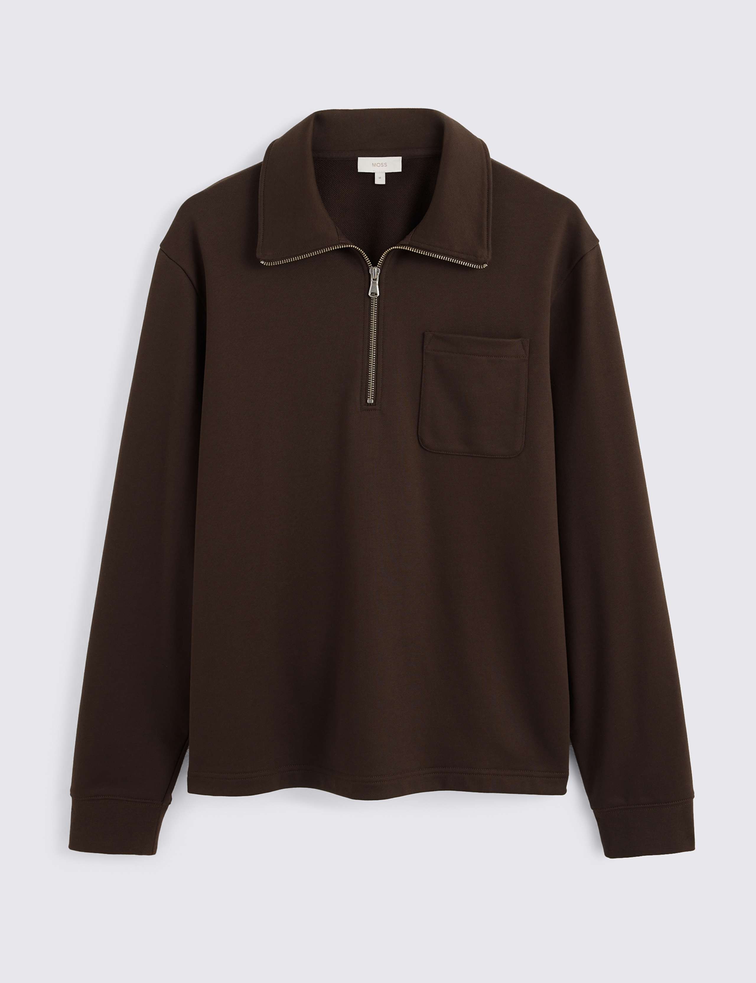 Pure Cotton Quarter Zip Sweatshirt 4 of 4