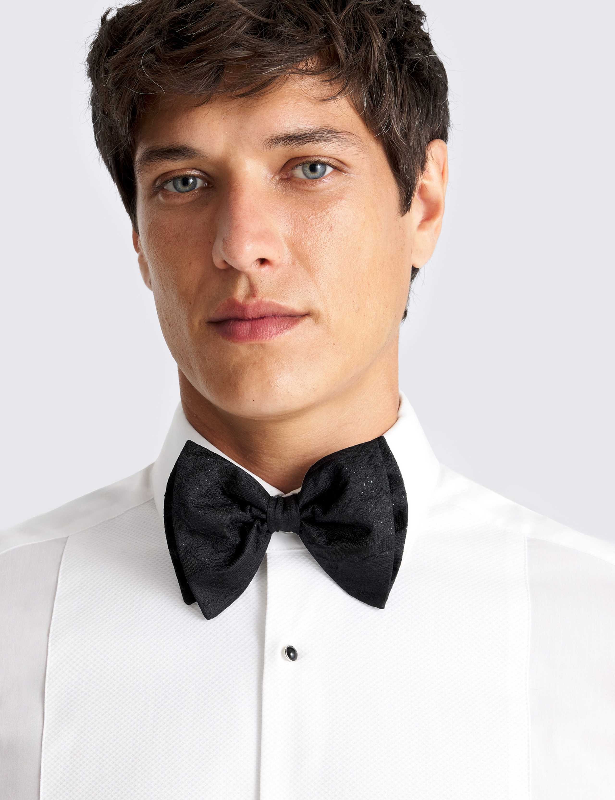 Floral Silk Rich Bow Tie 2 of 2