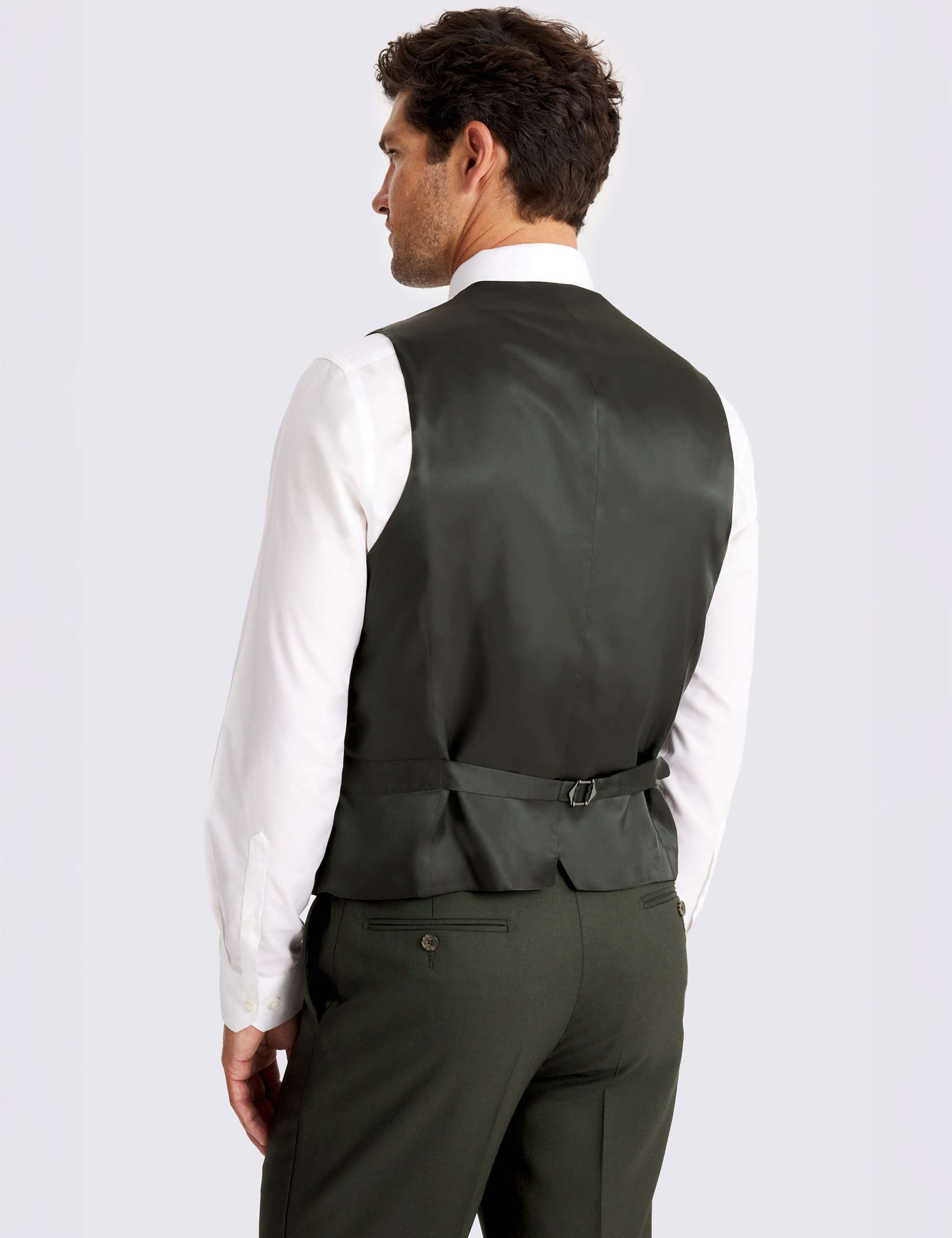Tailored Fit Italian Pure Wool Waistcoat 3 of 3