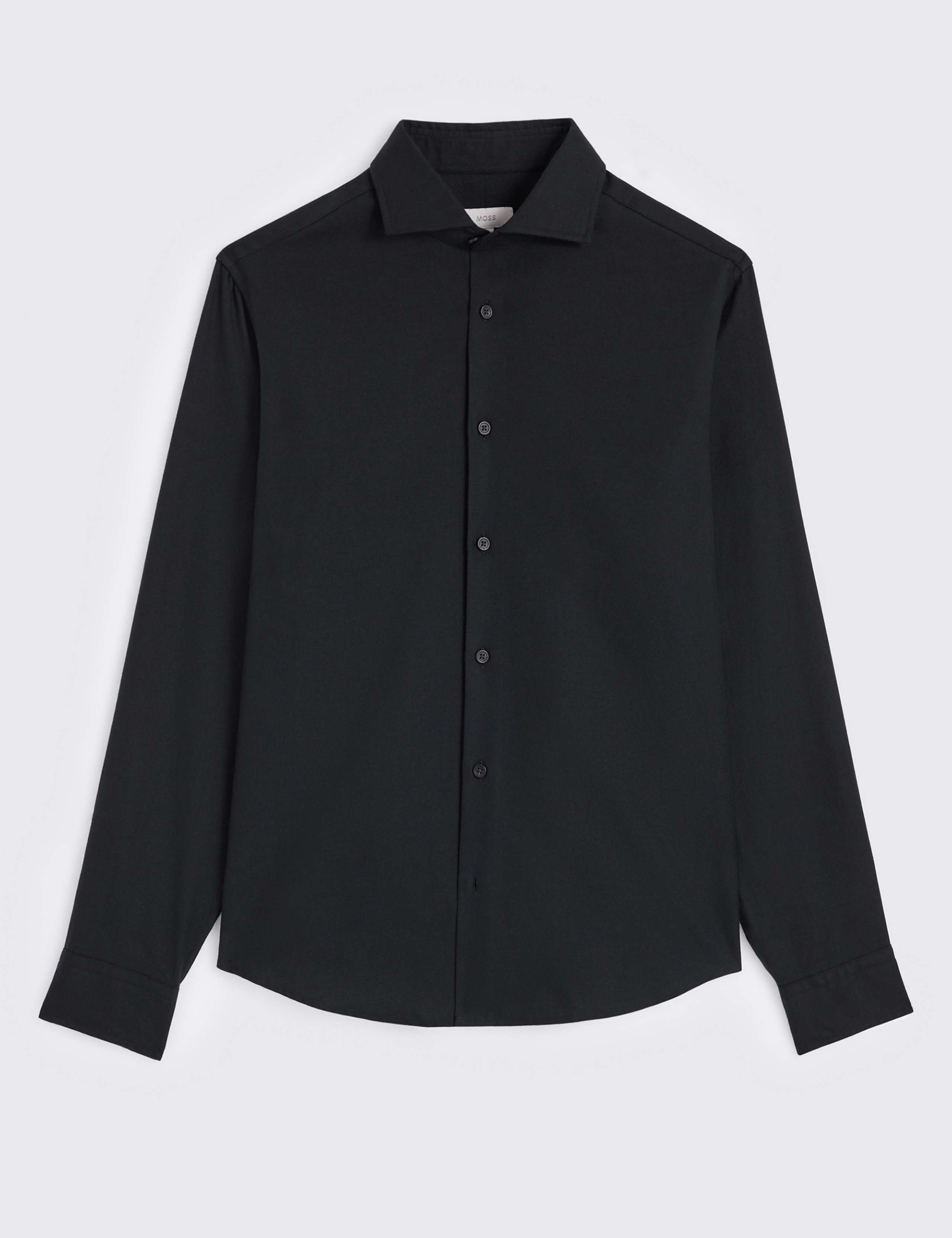 Regular Fit Brushed Cotton Melange Shirt 4 of 4