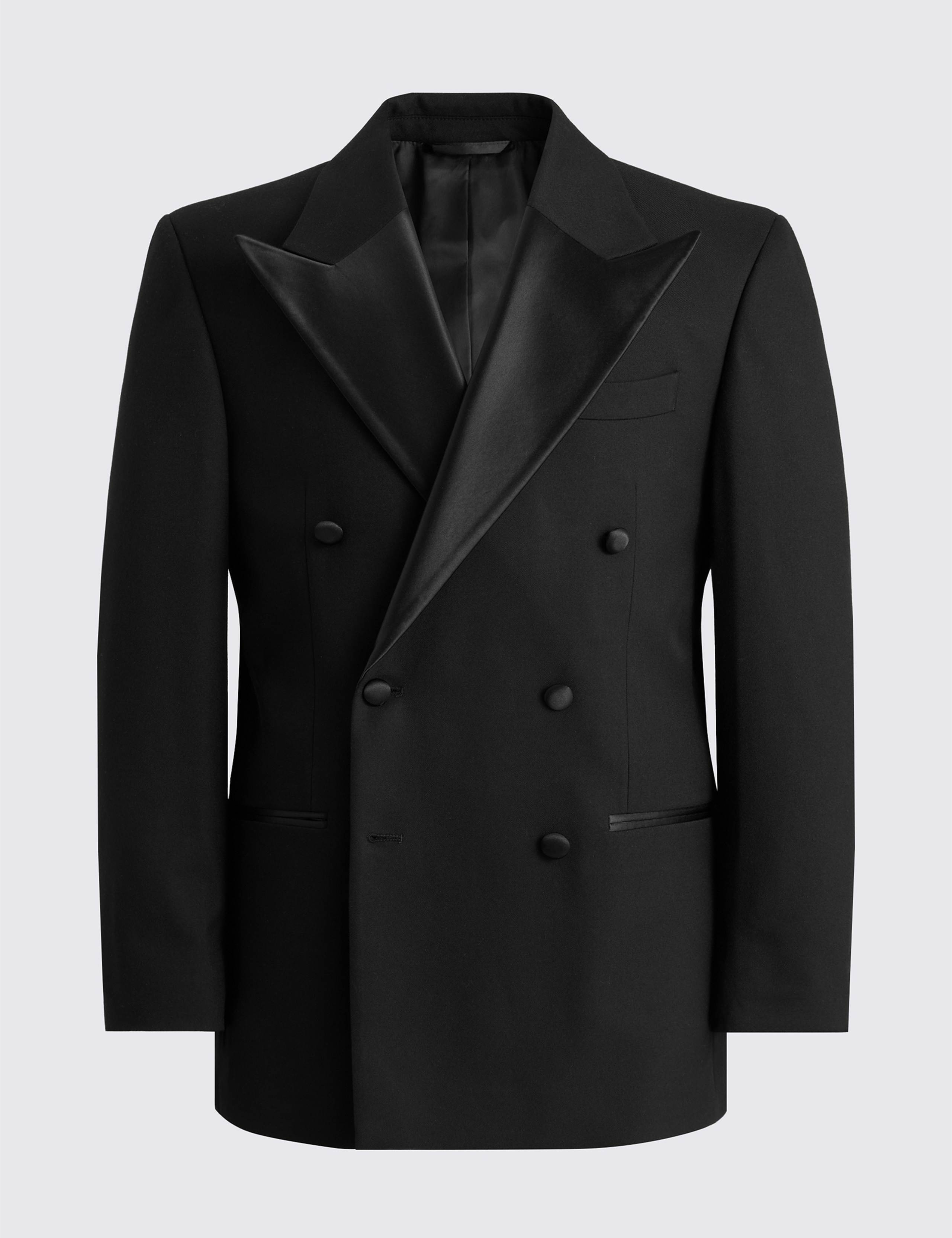 Relaxed Fit Double Breasted Tuxedo Jacket 5 of 5
