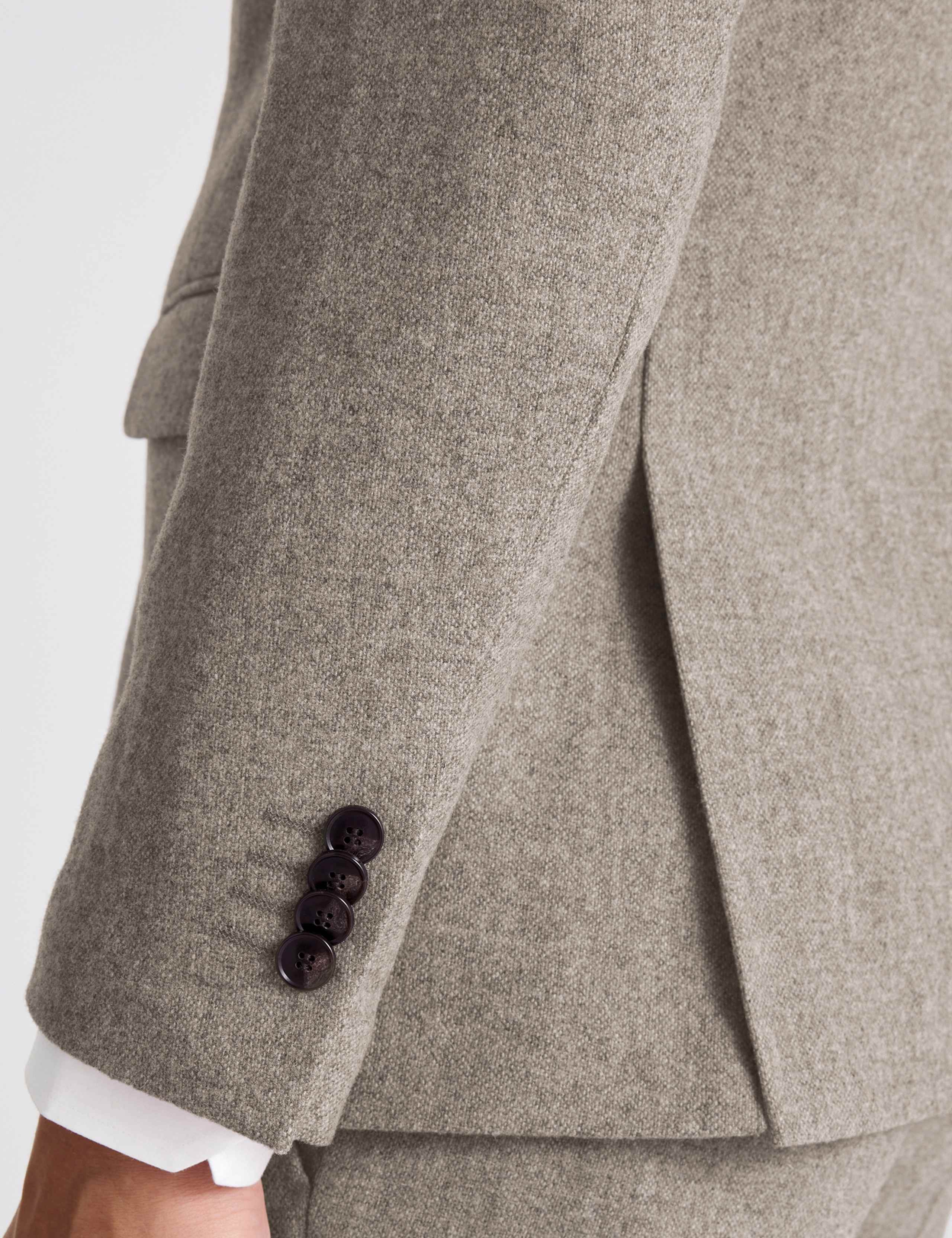 Slim Fit Wool Rich Donegal Tweed Suit Jacket 6 of 7