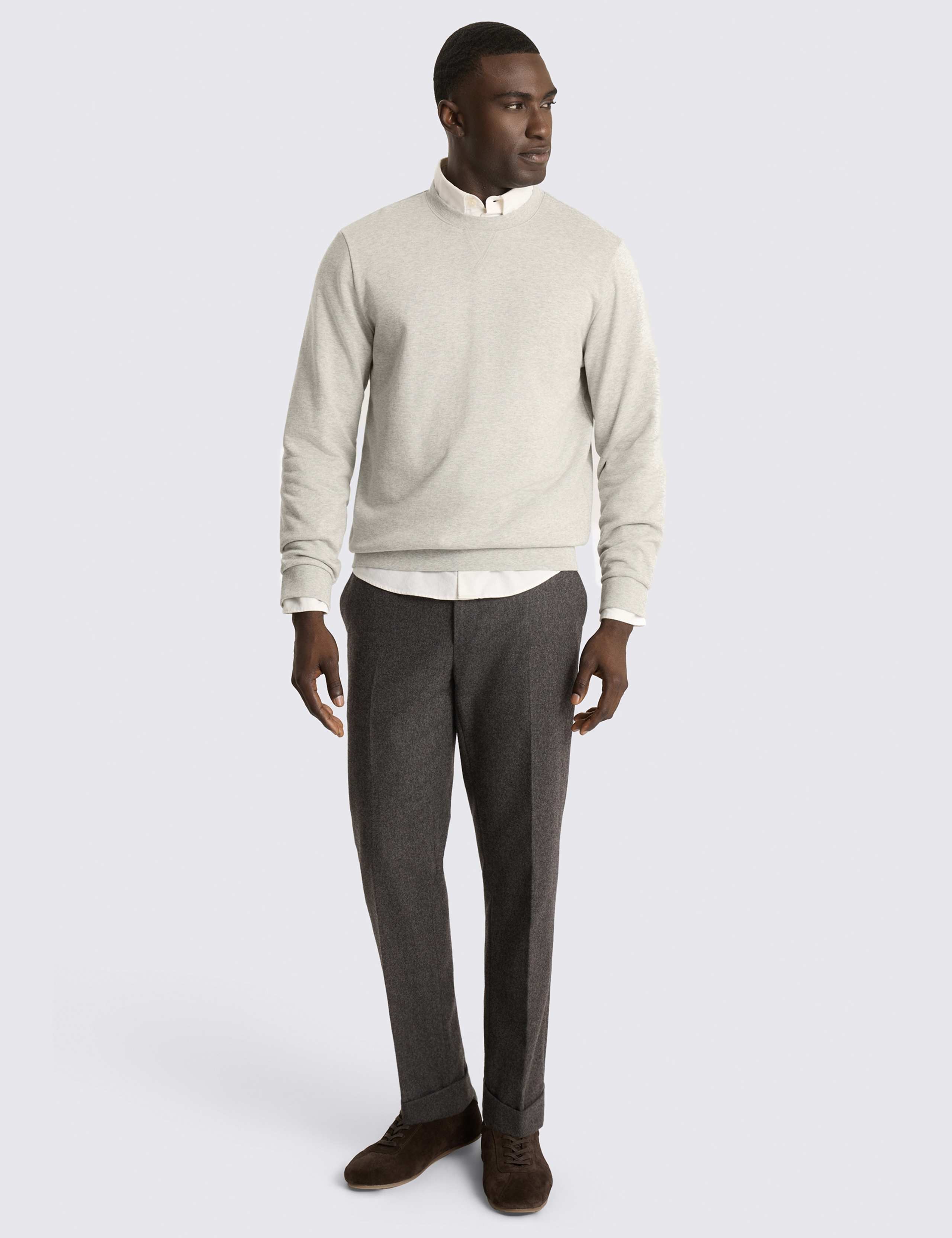 Pure Cotton Crew Neck Sweatshirt 2 of 4