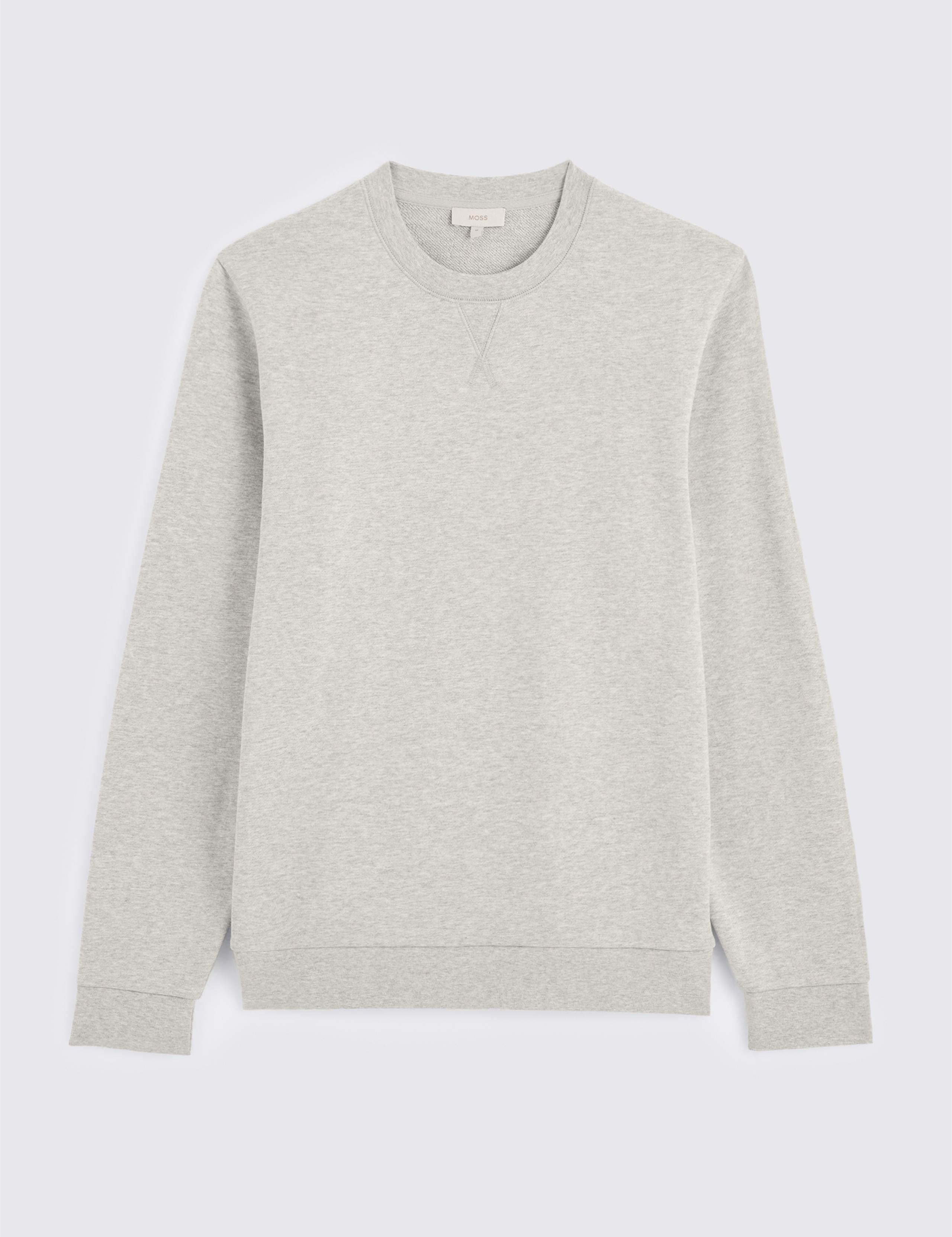 Pure Cotton Crew Neck Sweatshirt 4 of 4
