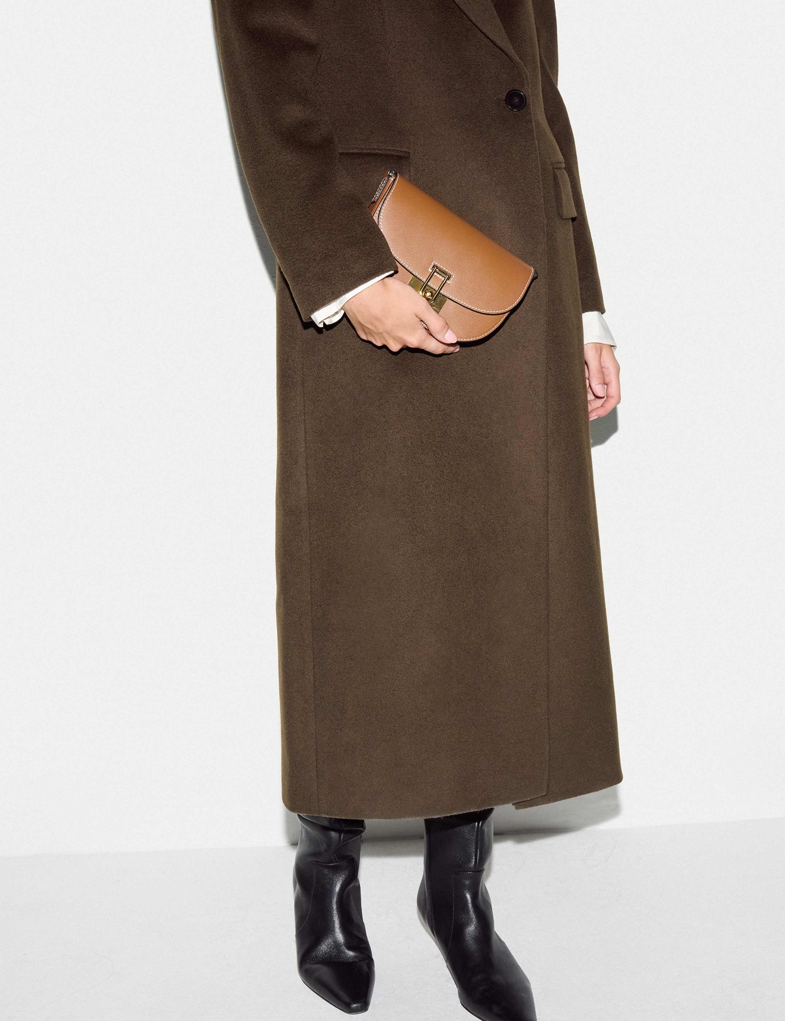 Leather Mini Saddle Bag 3 of 6
