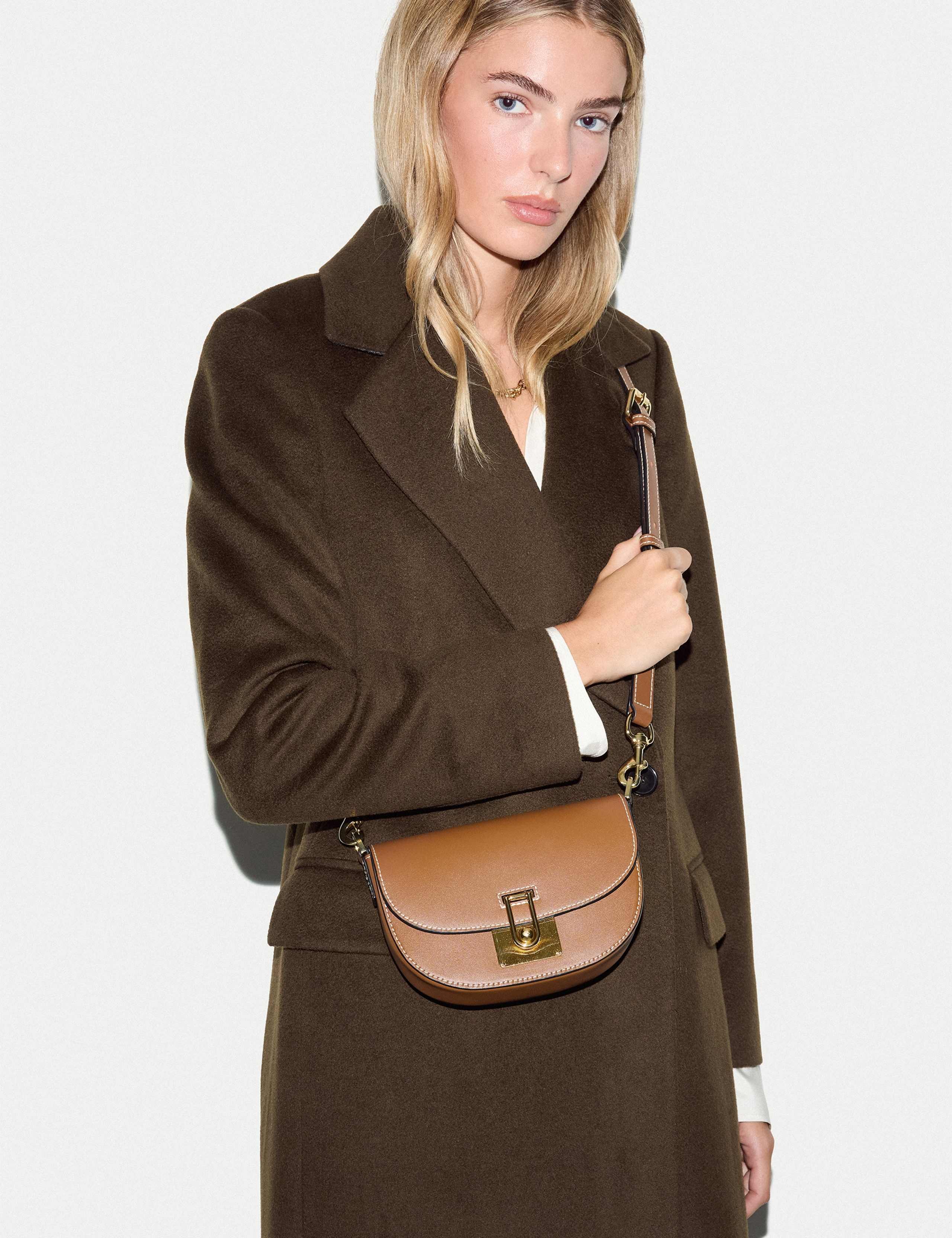 Leather Mini Saddle Bag 4 of 6