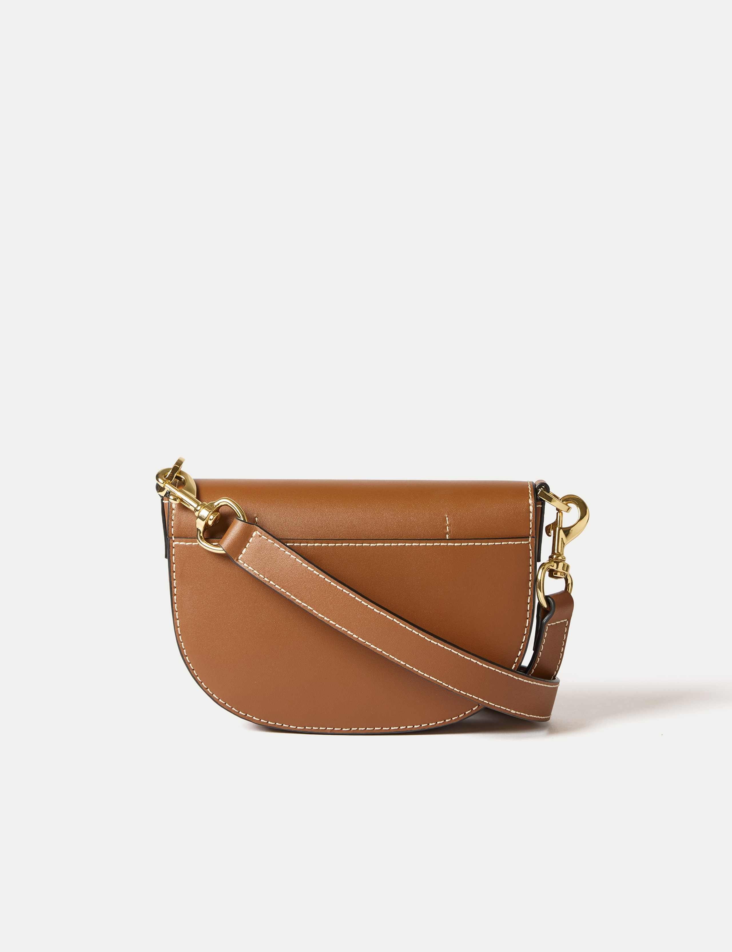 Leather Mini Saddle Bag 6 of 6