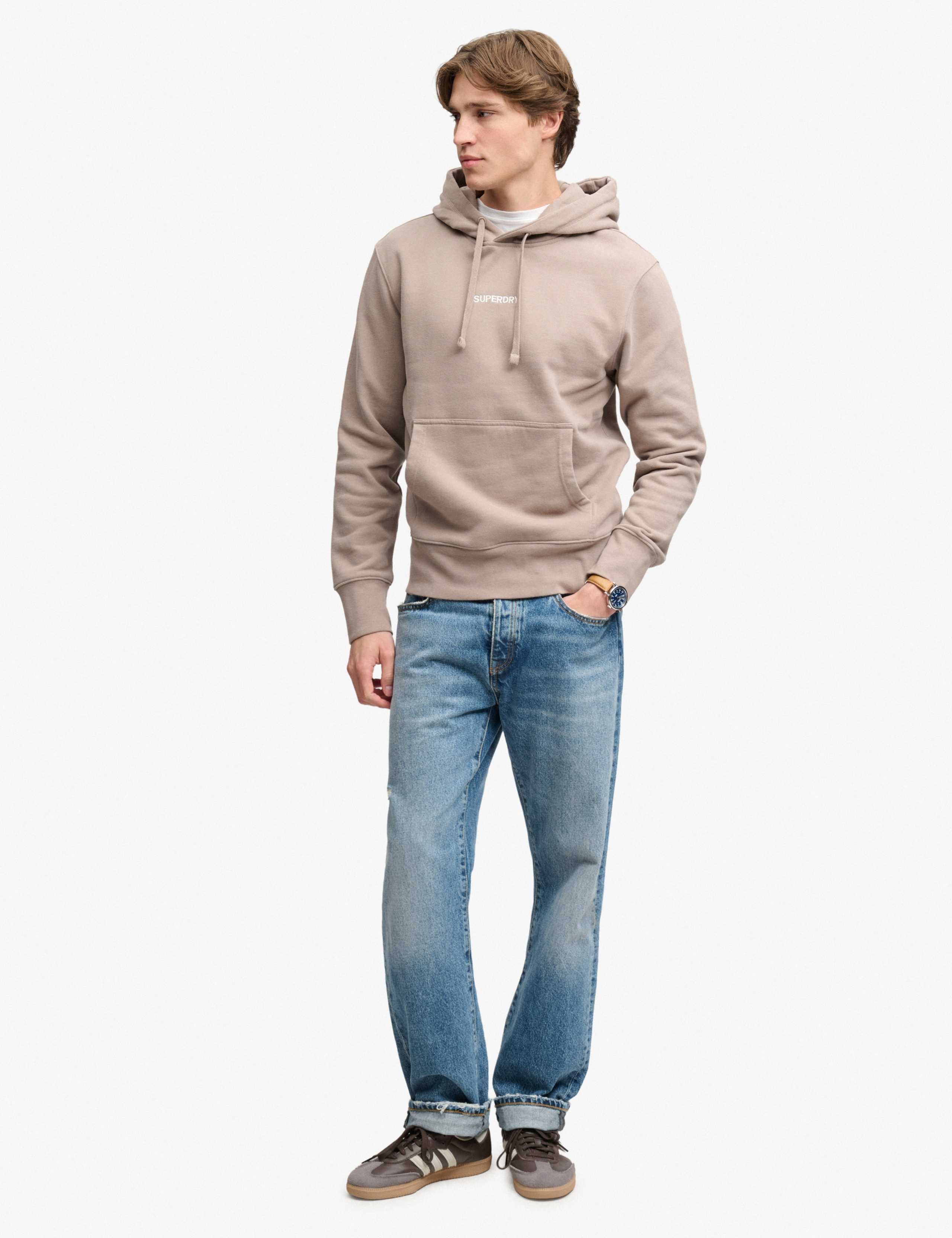 Pure Cotton Graphic Loose Hoodie 3 of 7