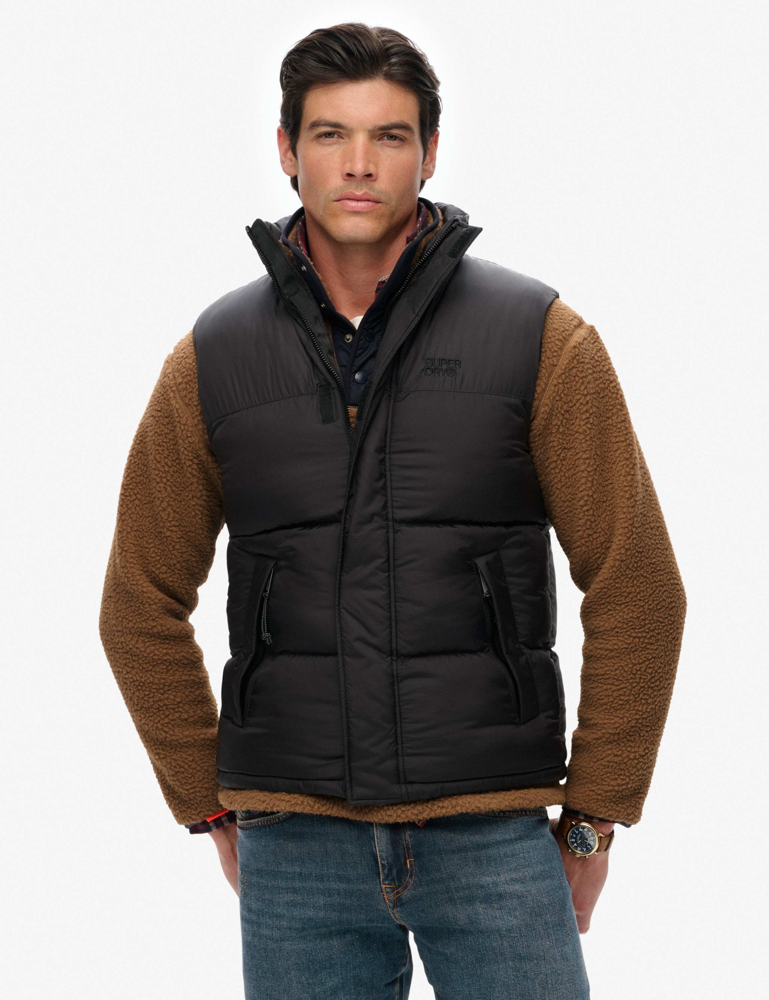 Slim Fit Padded Puffer Gilet 1 of 9