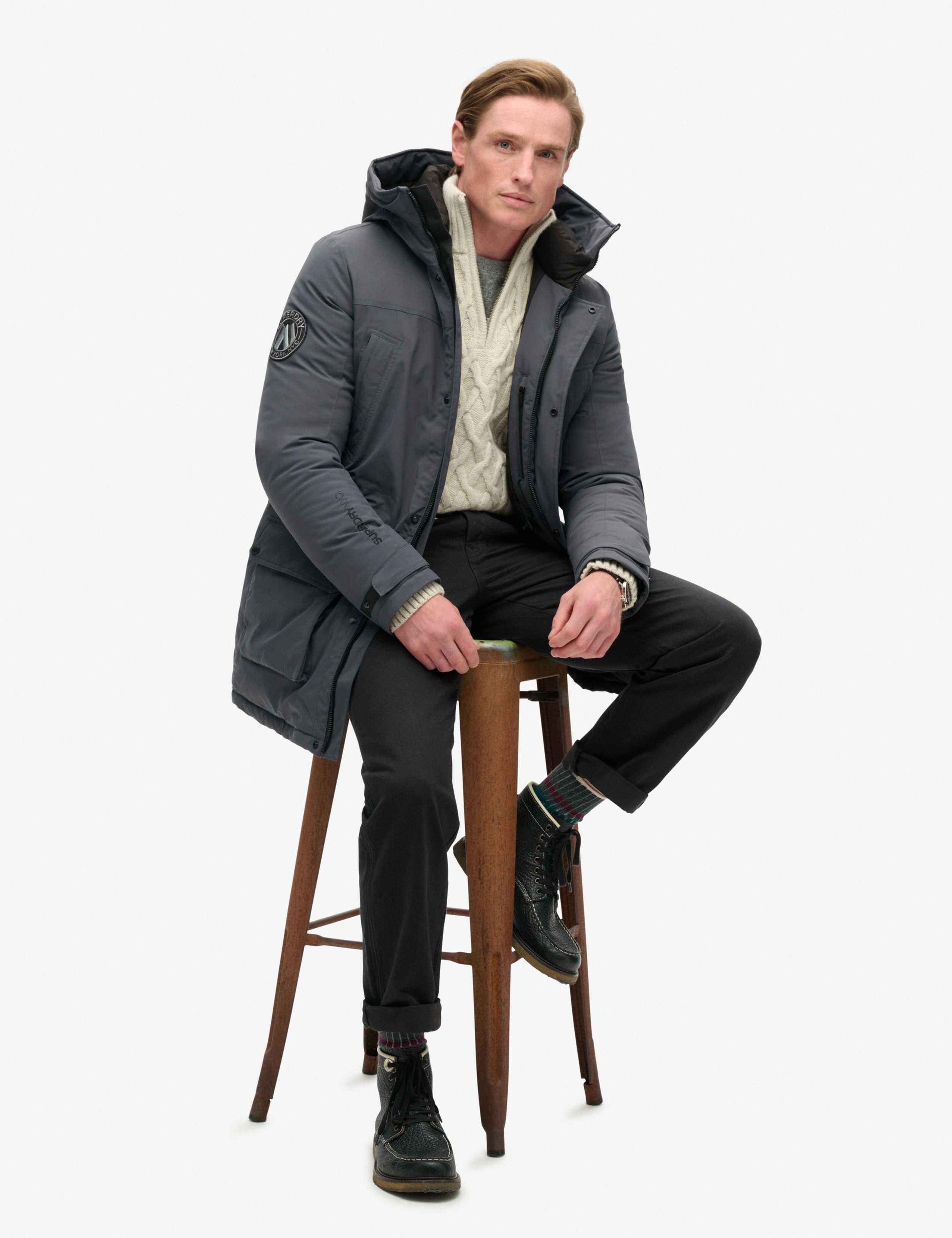 Padded Hooded Parka Coat 2 of 6