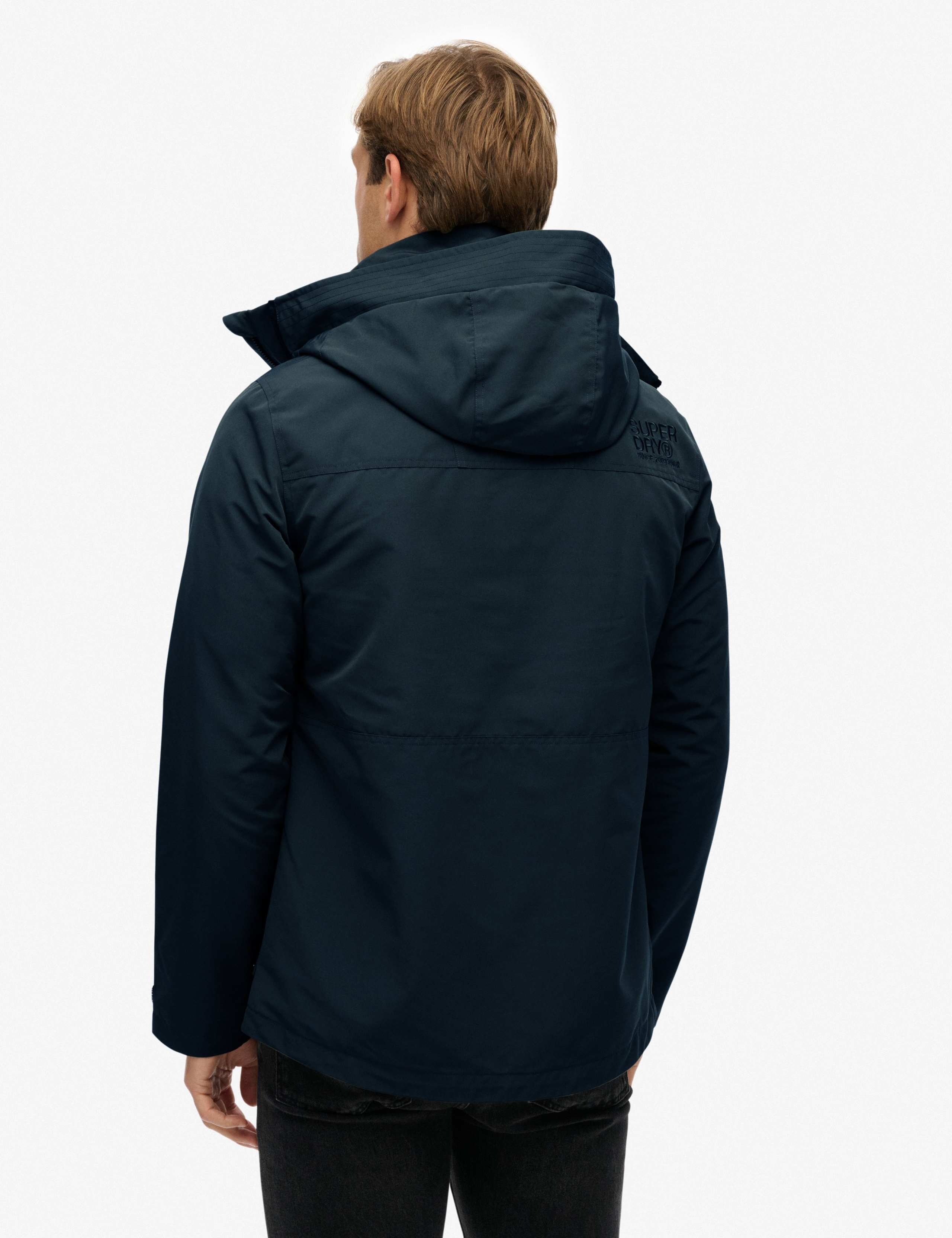 Lightweight Hooded Colour Block Windbreaker Jacket 7 of 7