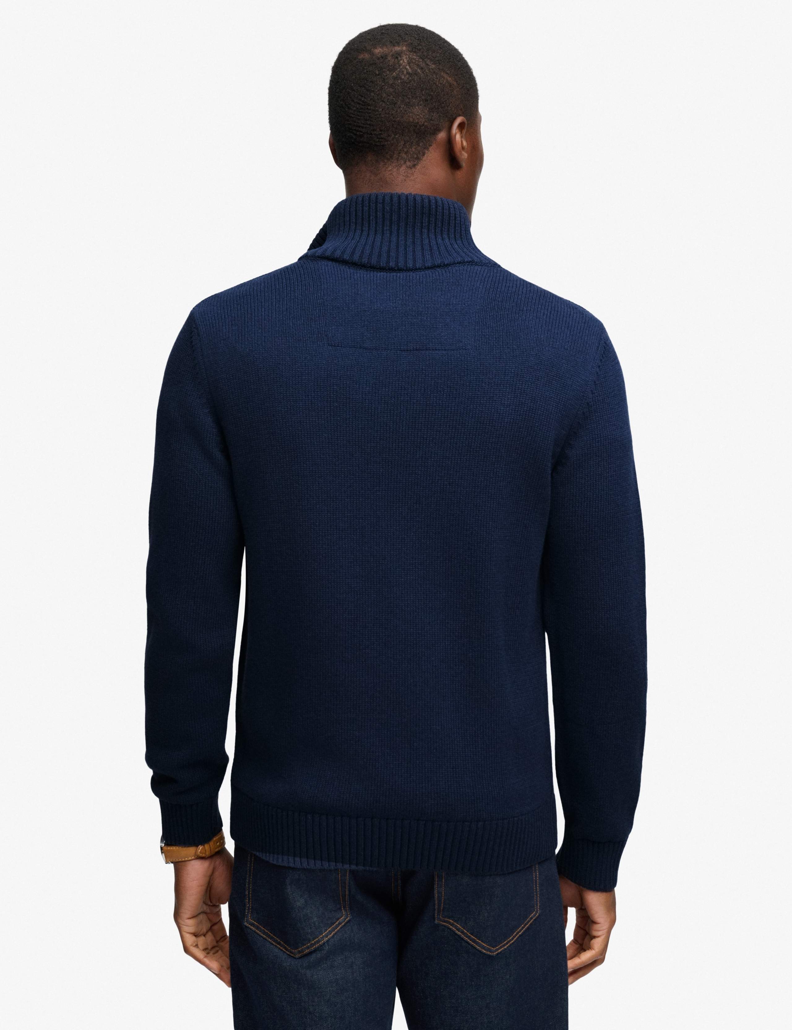 Pure Cotton Half Zip Jumper 5 of 5