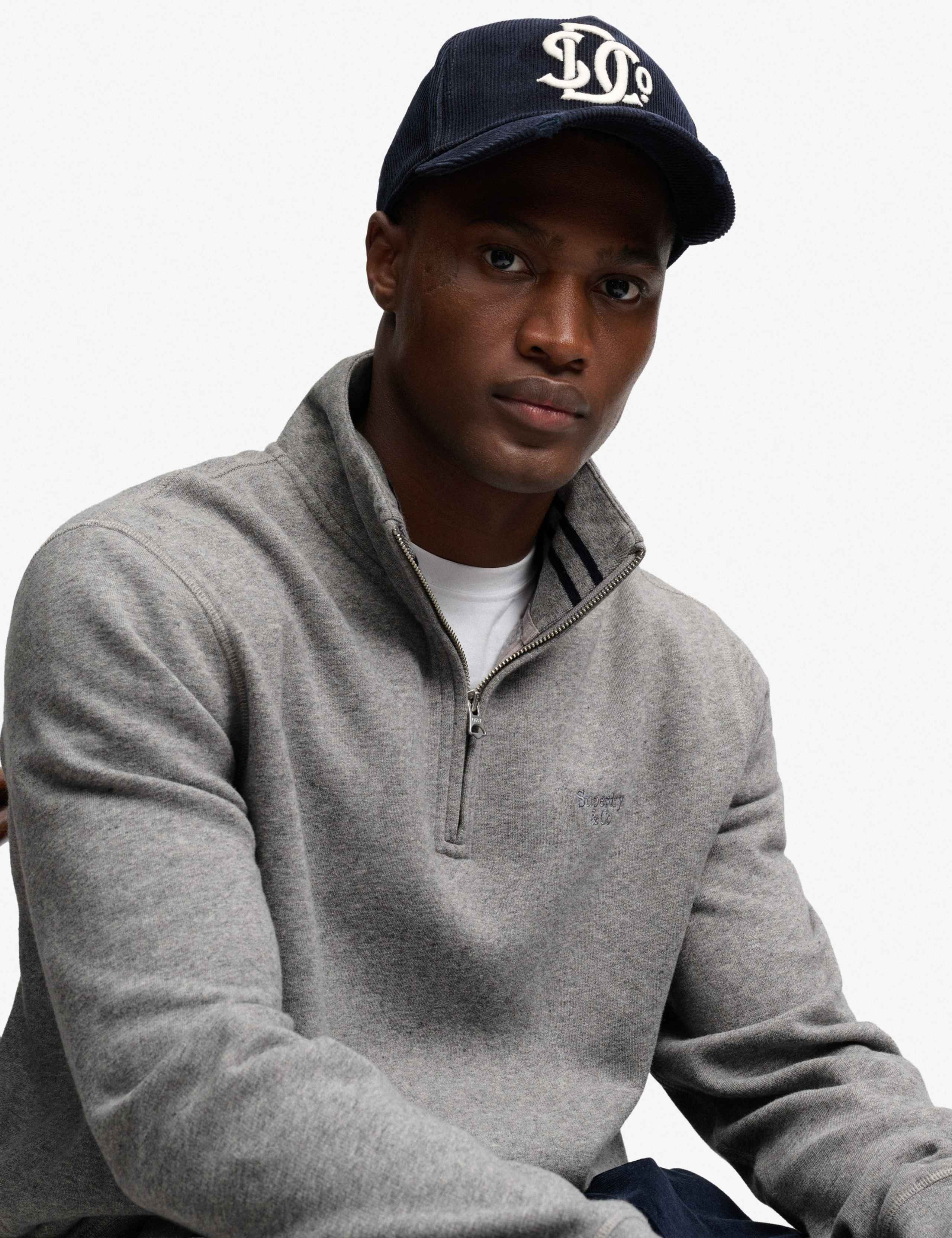 Cotton Rich Half Zip Sweatshirt 3 of 7