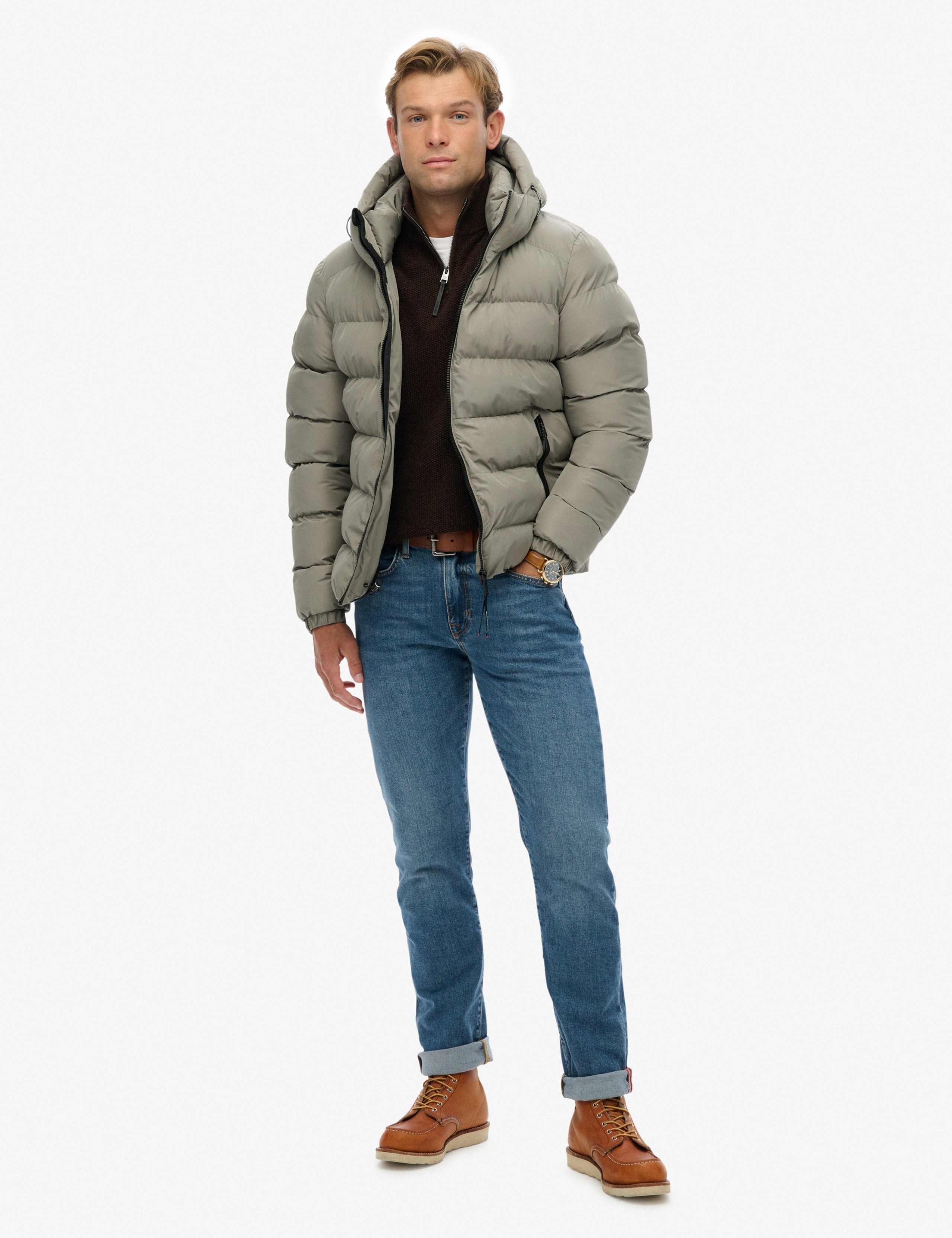 Padded Hooded Sports Puffer Jacket 5 of 8