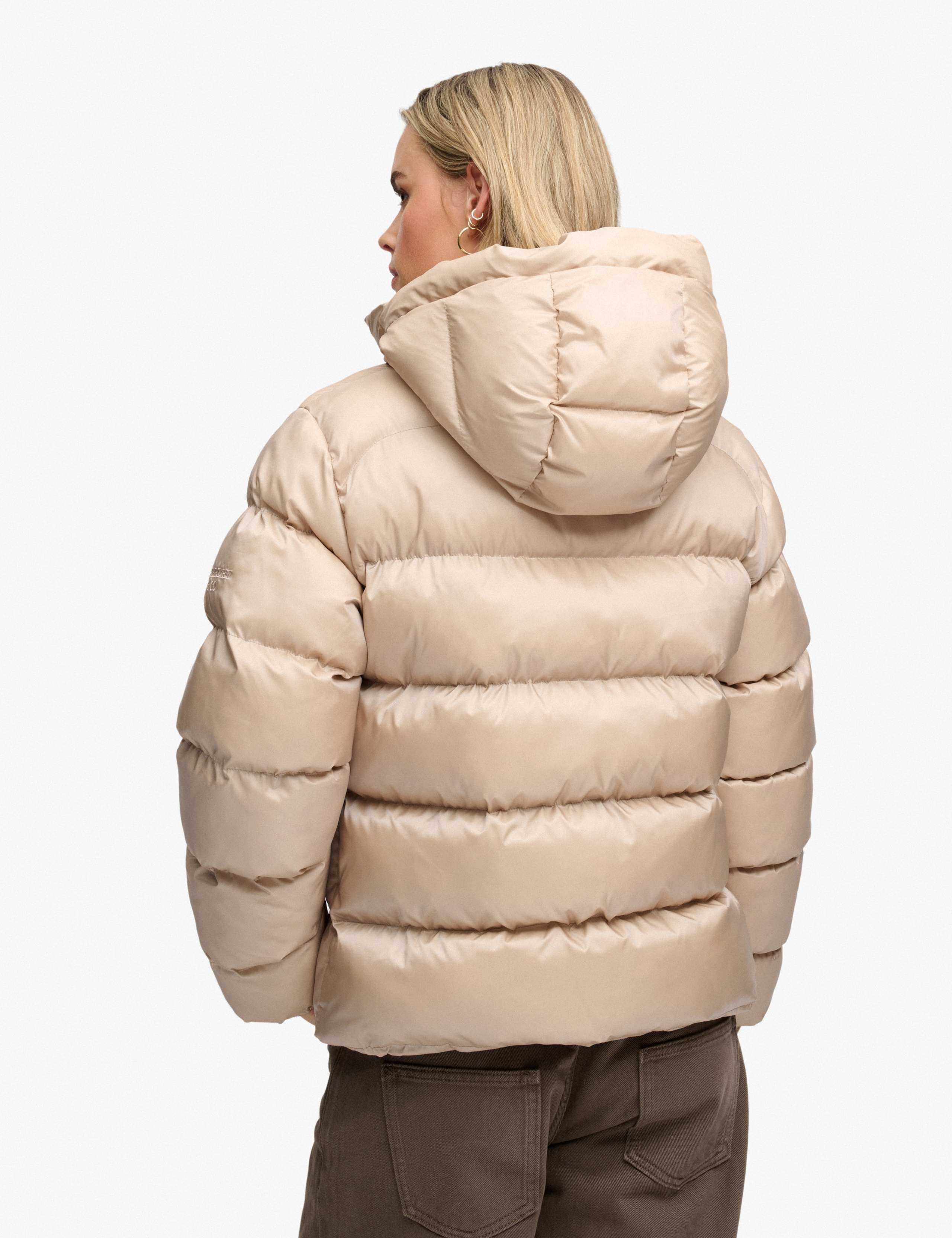 High Shine Padded Hooded Puffer Jacket 7 of 8