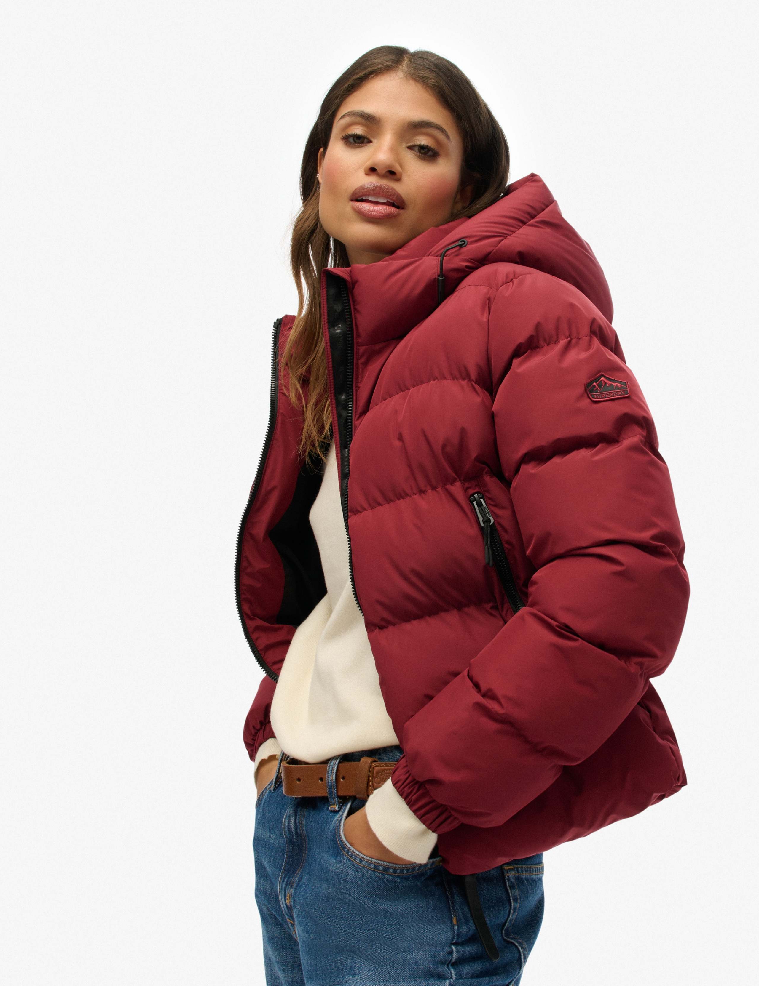 Padded Hooded Sports Puffer Jacket 6 of 7