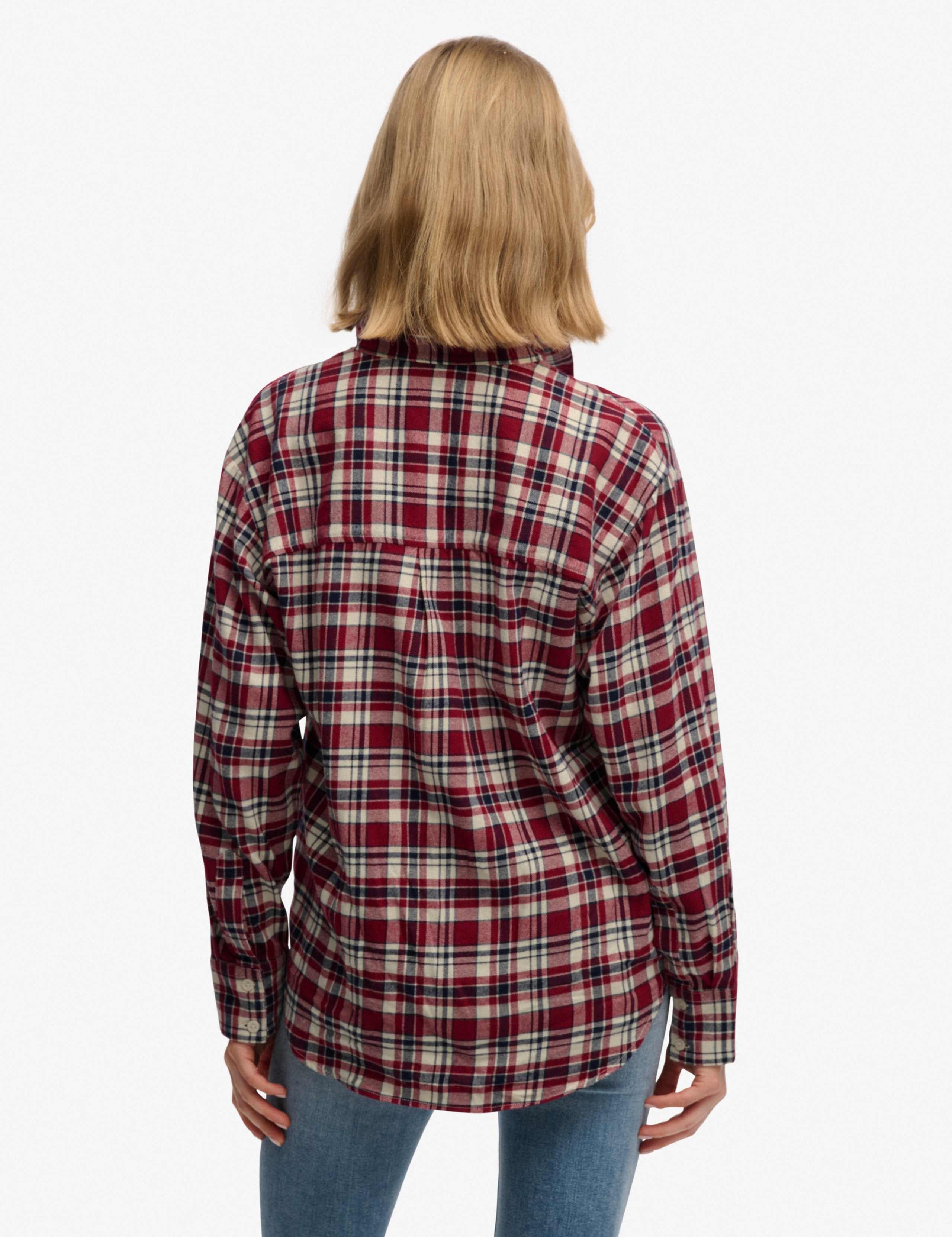Pure Cotton Checked Relaxed Flannel Shirt 6 of 7