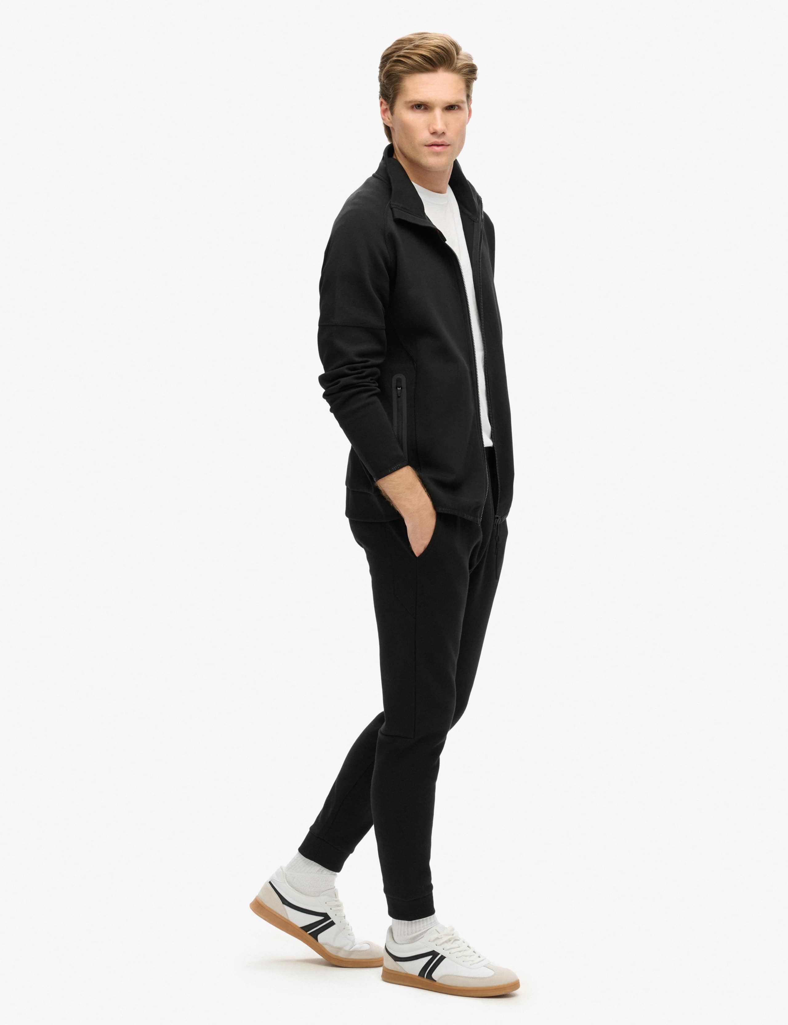 Elasticated Waist Pure Cotton Tapered Joggers 3 of 5
