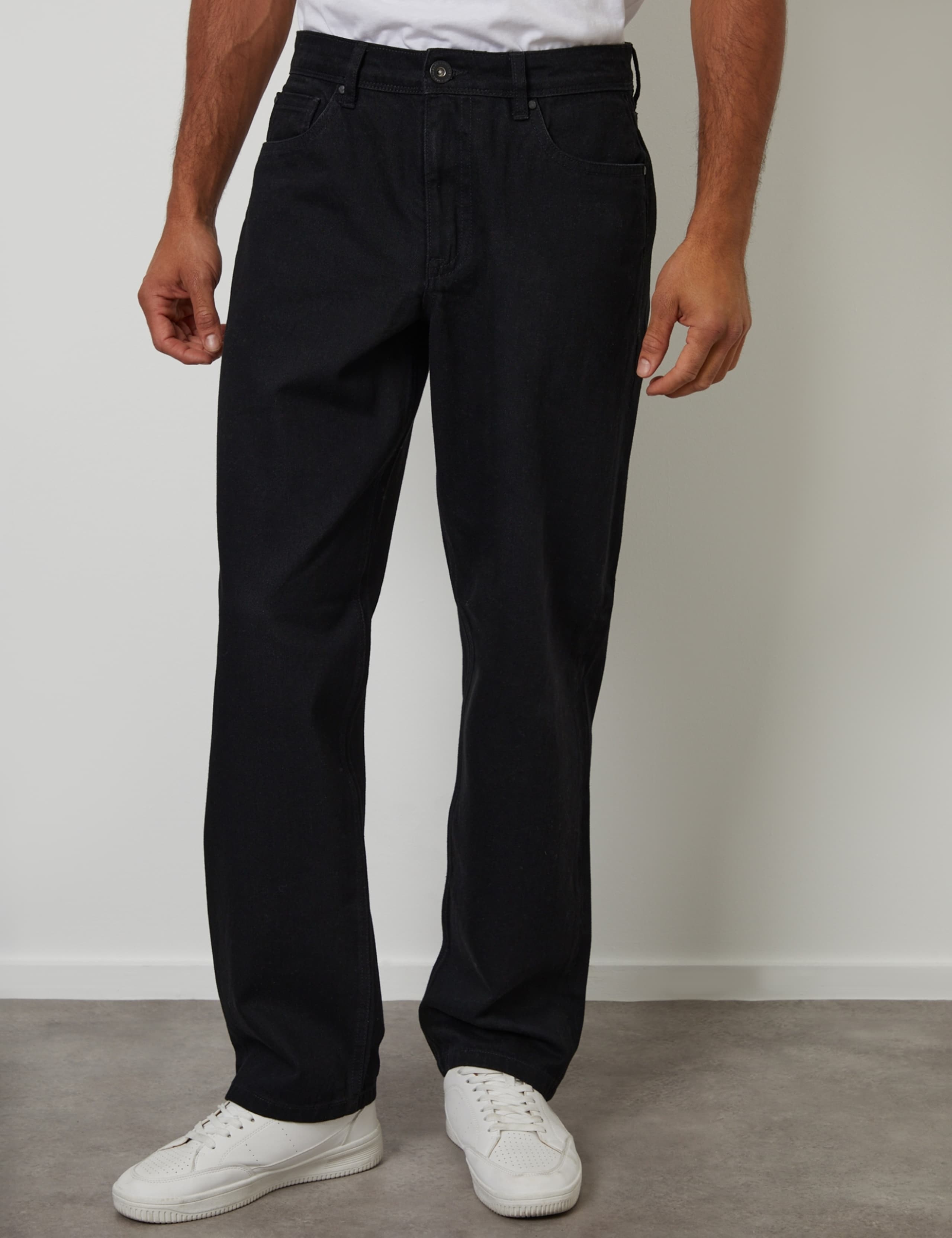 Pure Cotton Straight Fit Jeans 1 of 5
