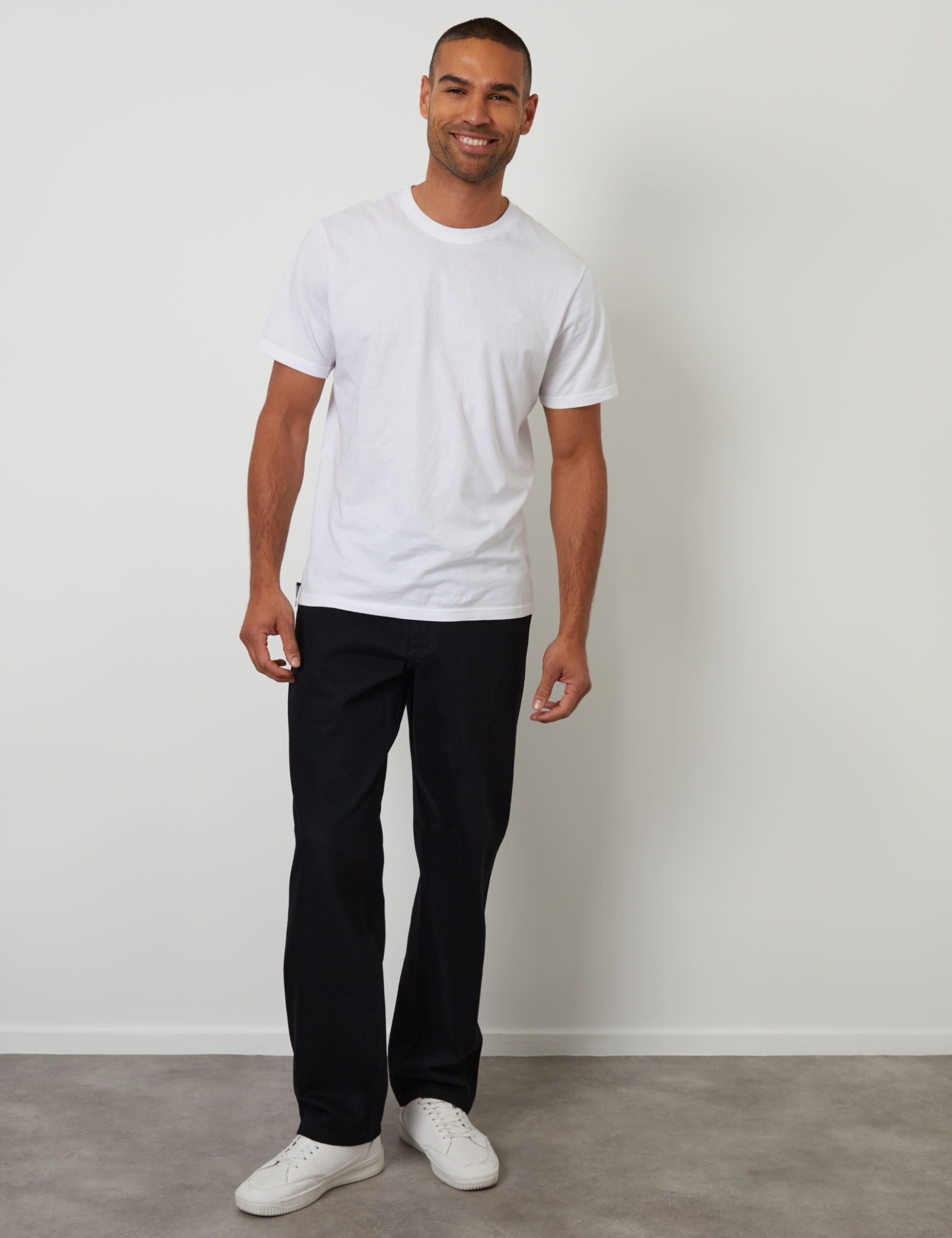 Pure Cotton Straight Fit Jeans 3 of 5