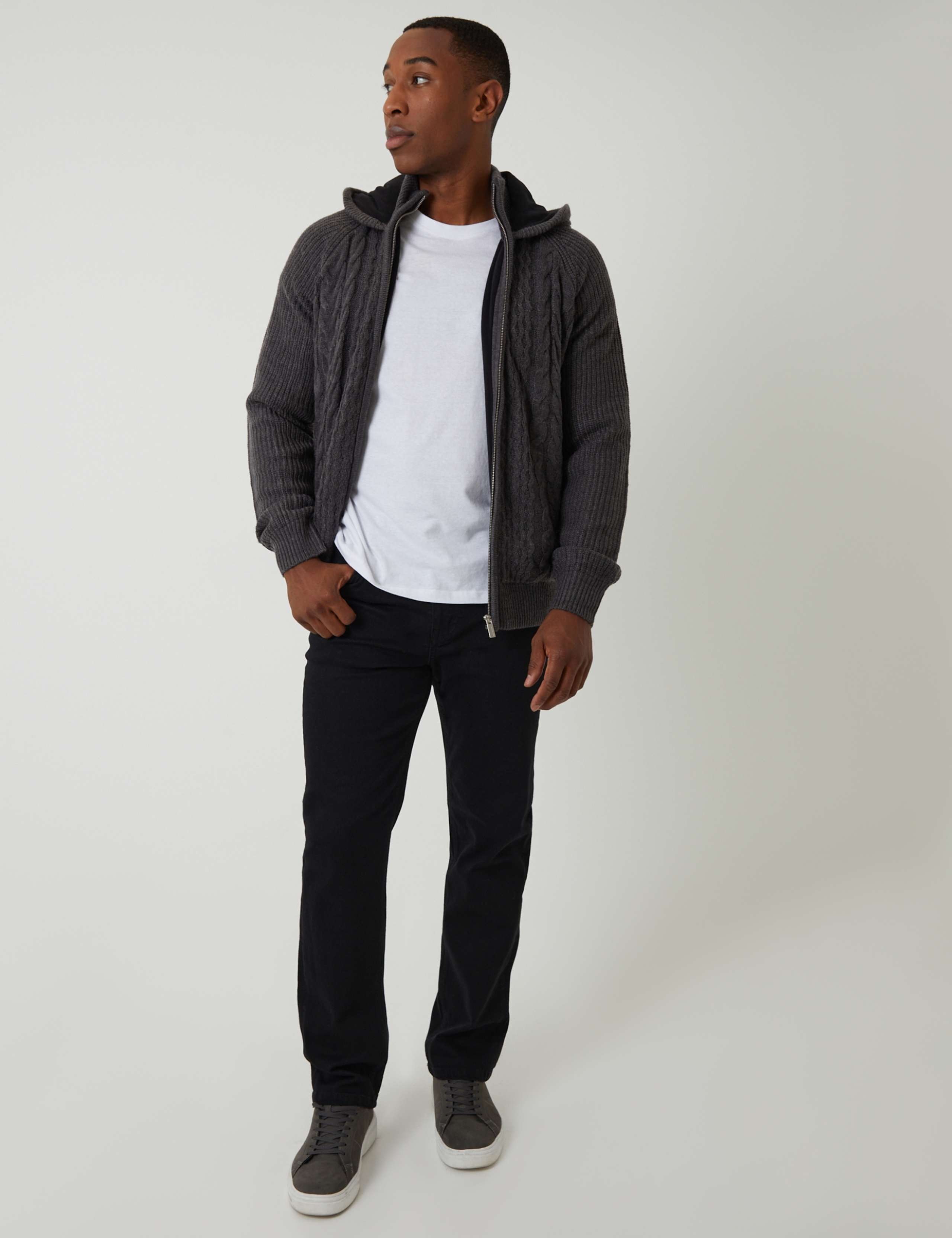 Straight Fit Cotton Rich Jeans 3 of 5