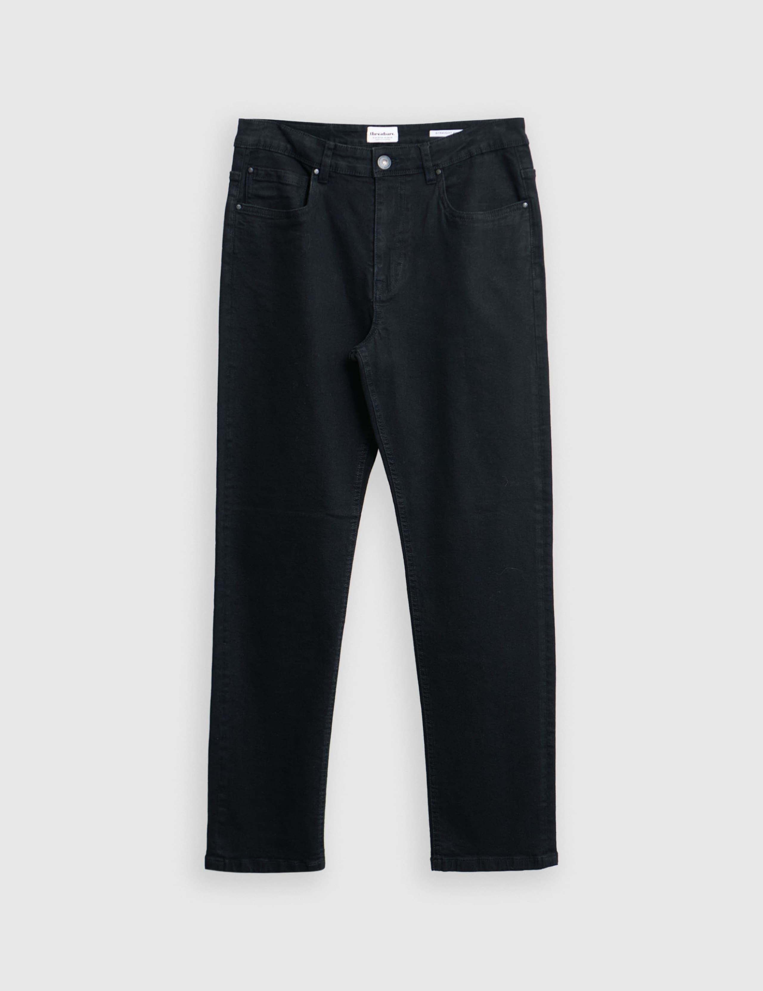 Straight Fit Cotton Rich Jeans 2 of 5