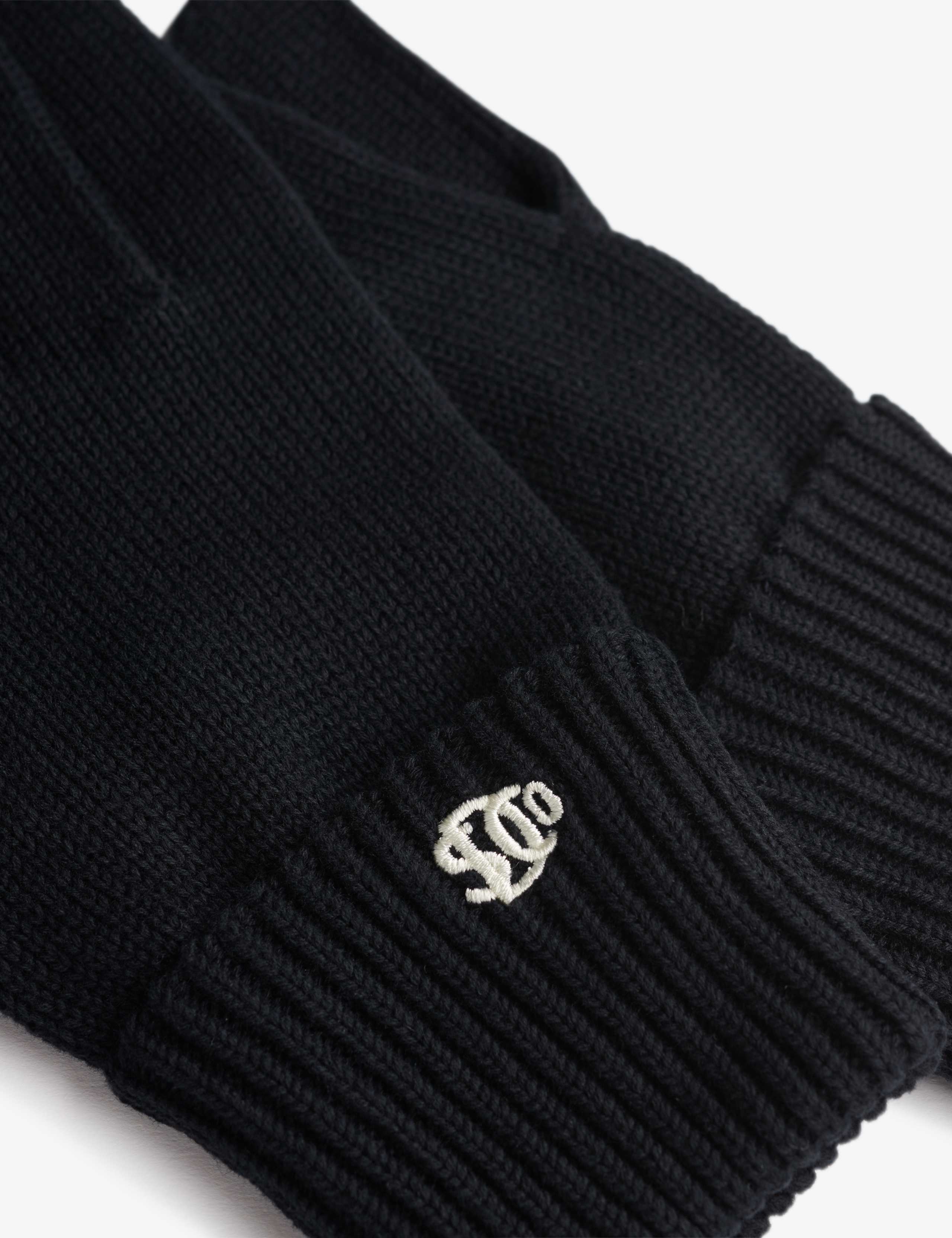 Pure Cotton Knitted Logo Gloves 2 of 2
