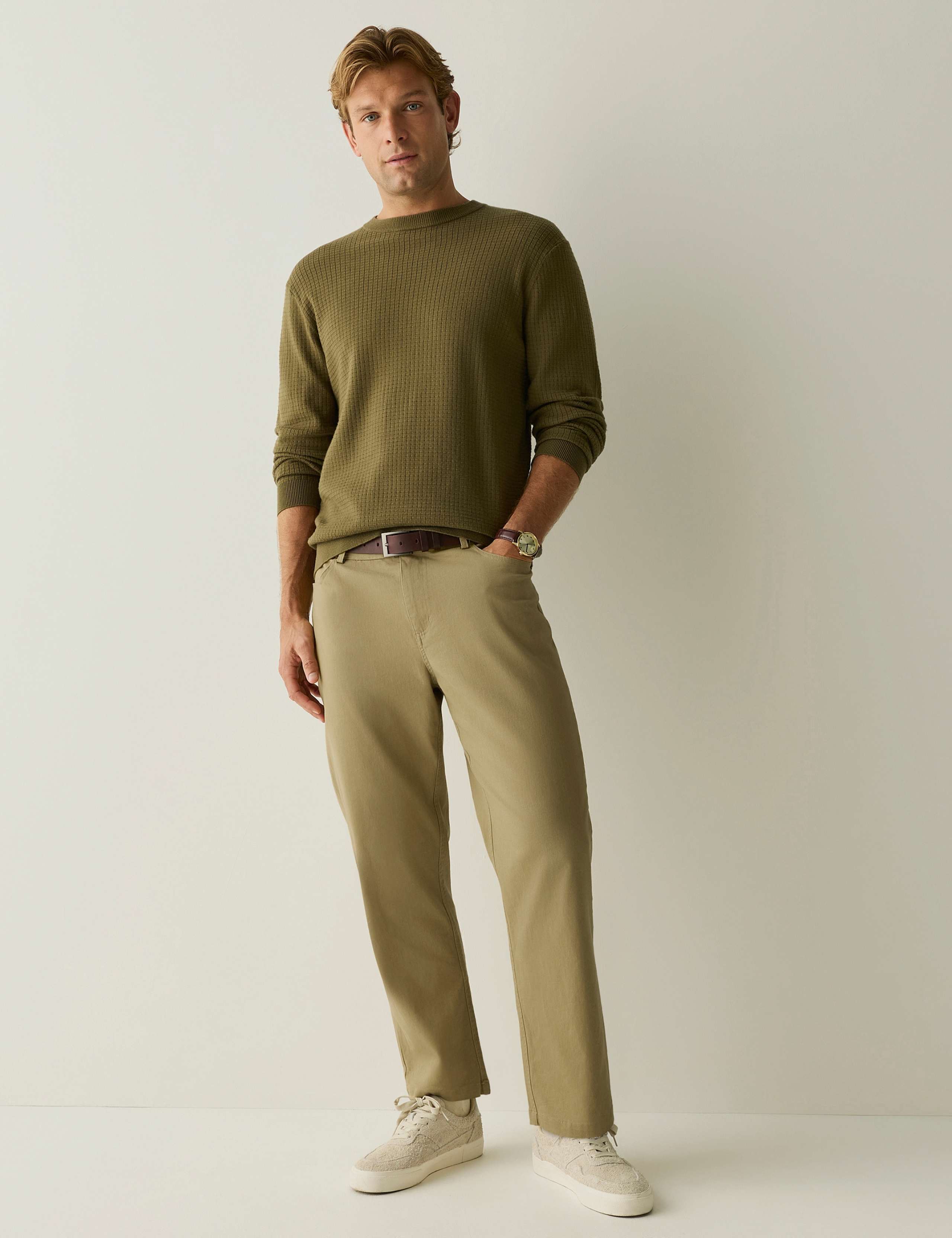 Strasbourg Cotton Rich Straight Leg Chinos 4 of 7