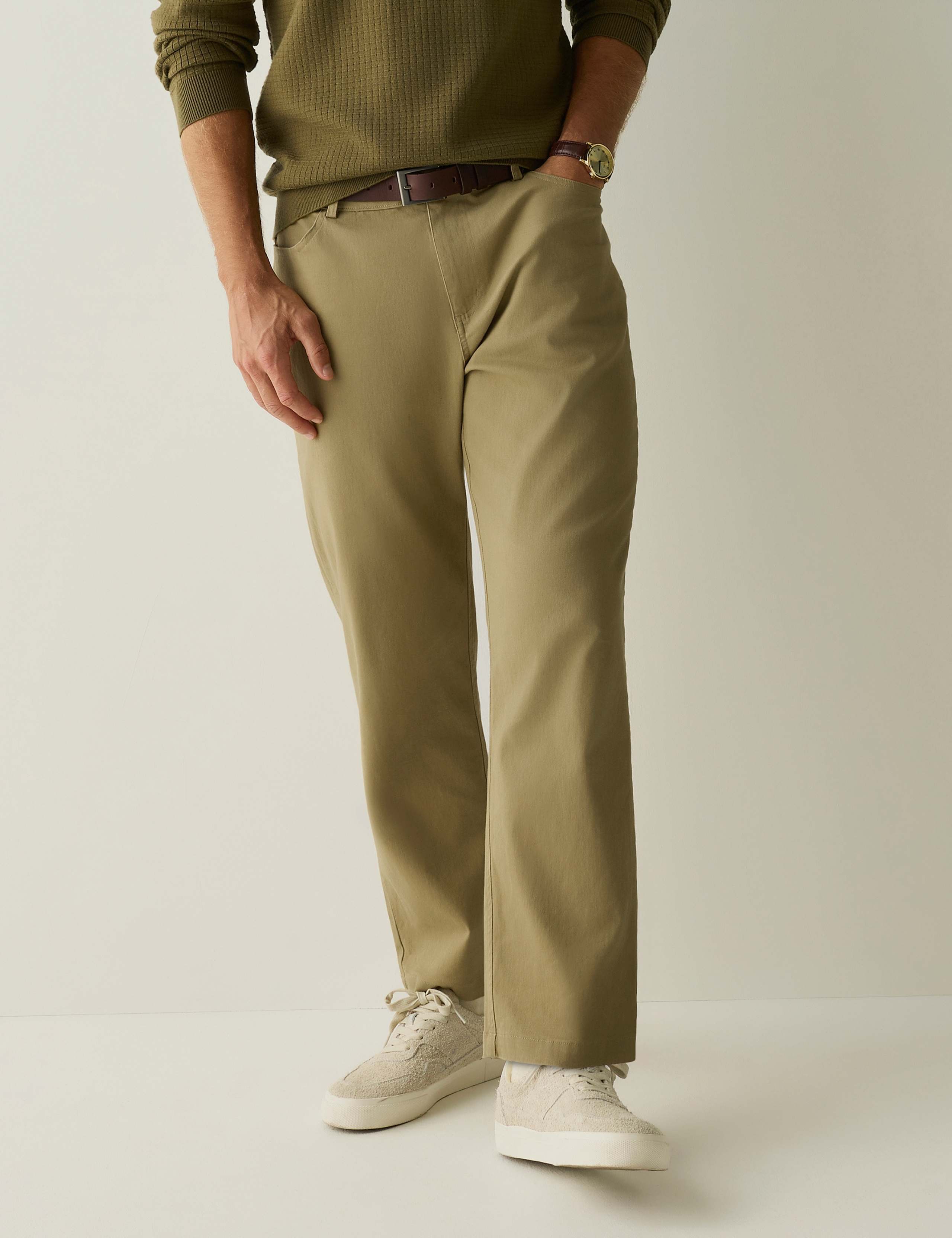 Strasbourg Cotton Rich Straight Leg Chinos 6 of 7