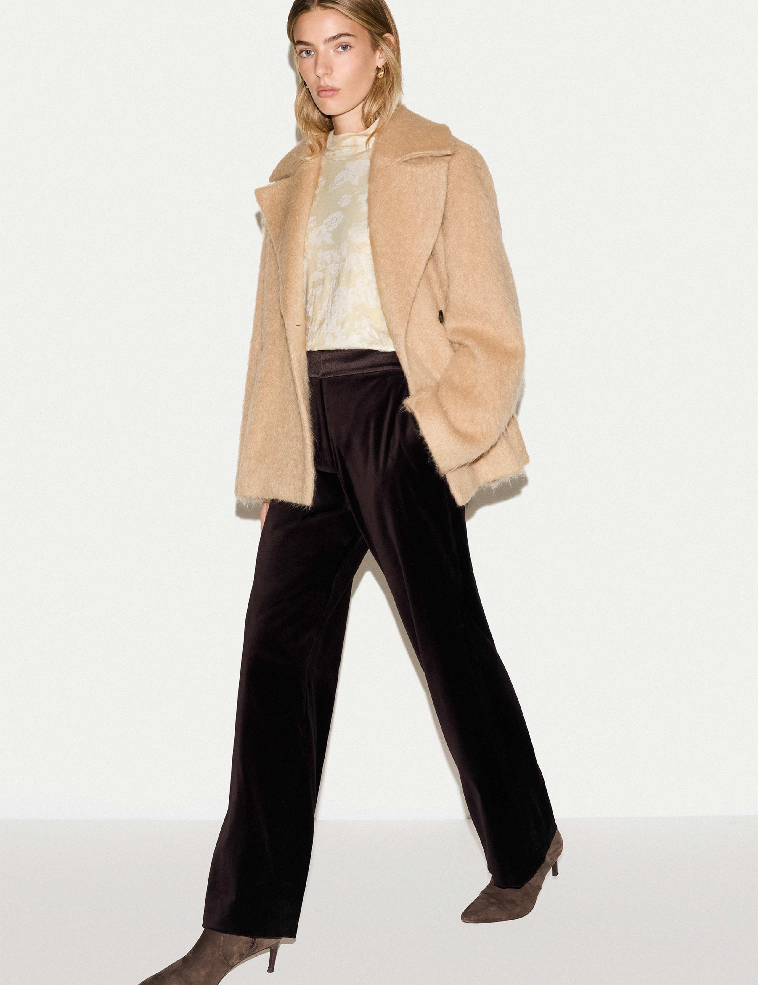 Jacquard High Neck Relaxed Fit Top 4 of 5