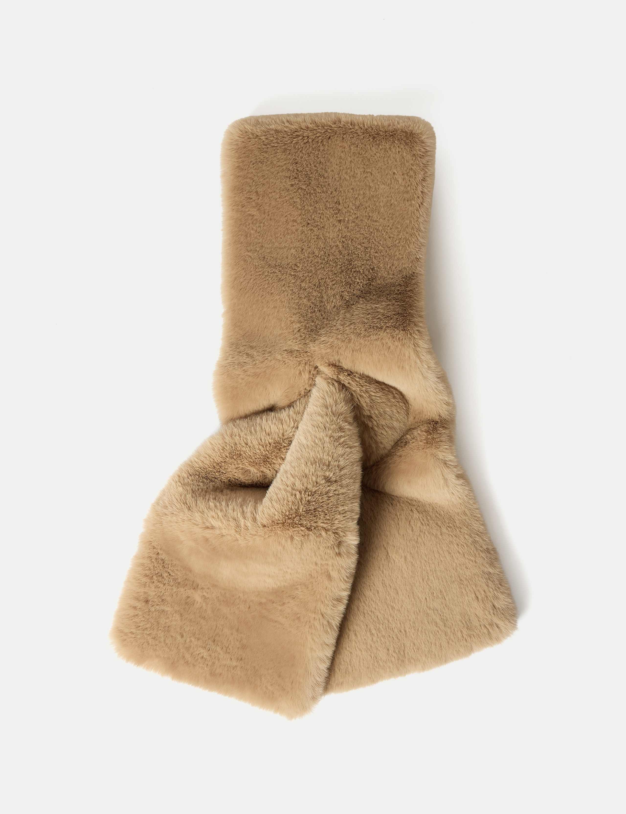 Fluffy Lined Scarf 2 of 4