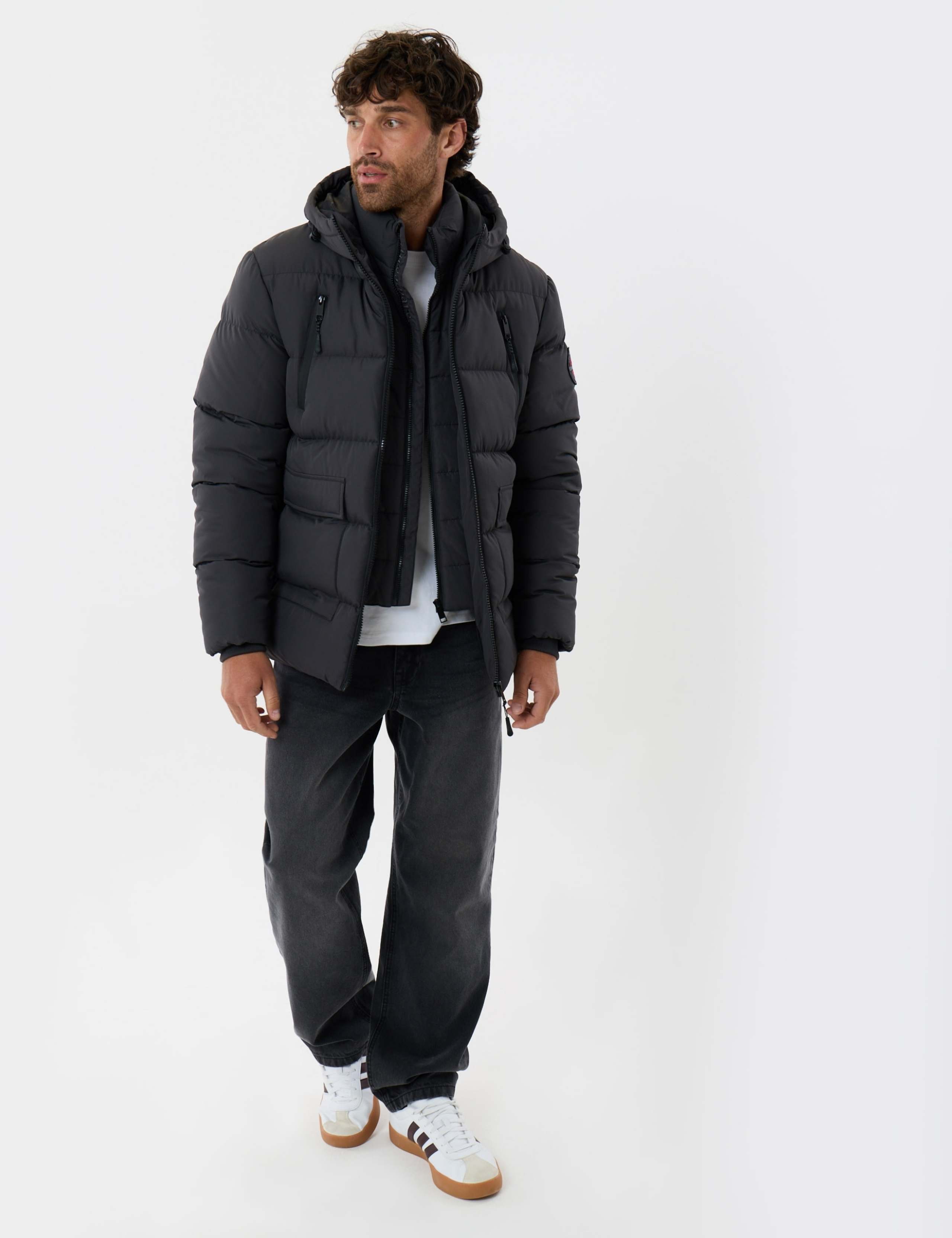 Regular Fit Quilted Hooded Puffer Jacket 3 of 8