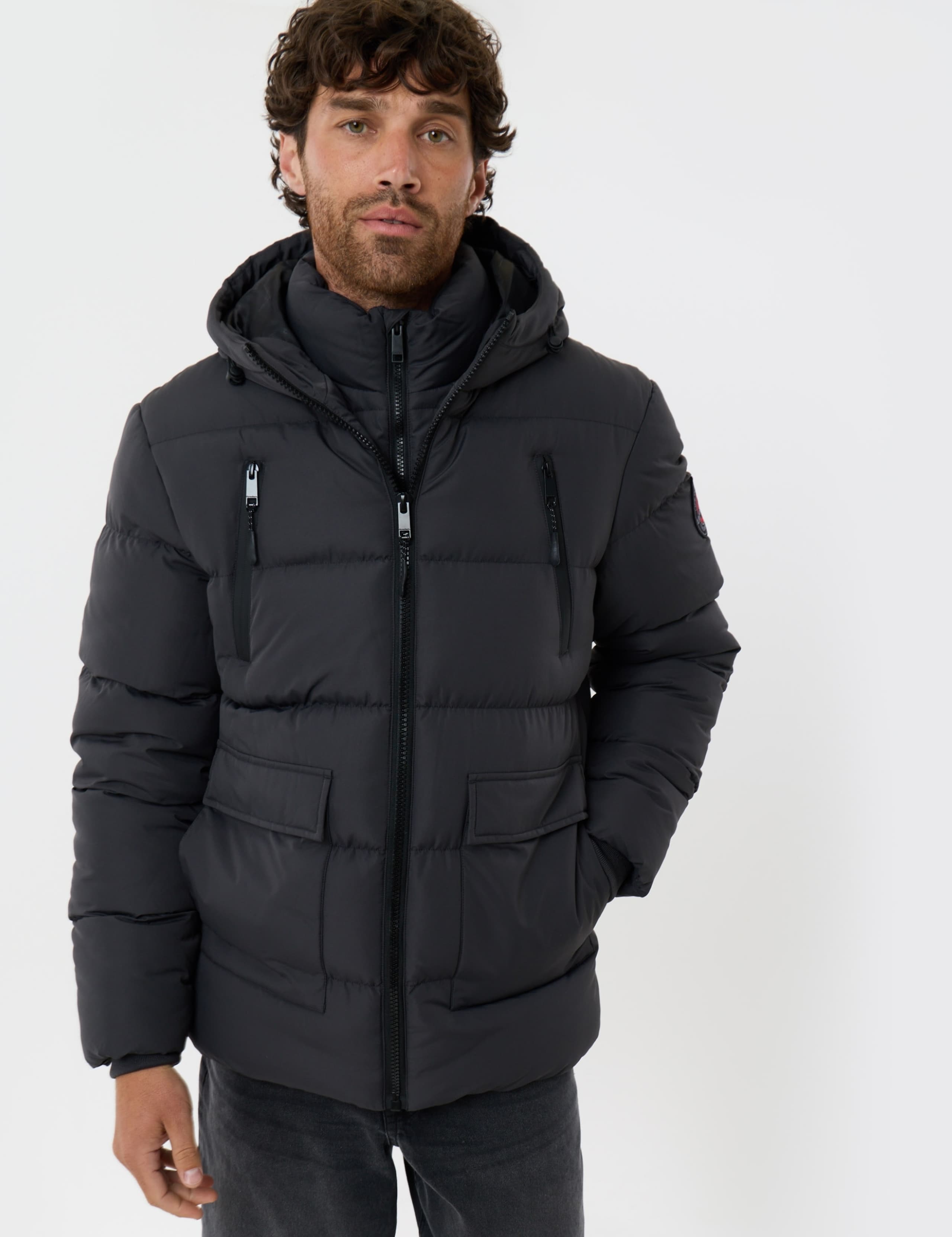 Regular Fit Quilted Hooded Puffer Jacket 4 of 8