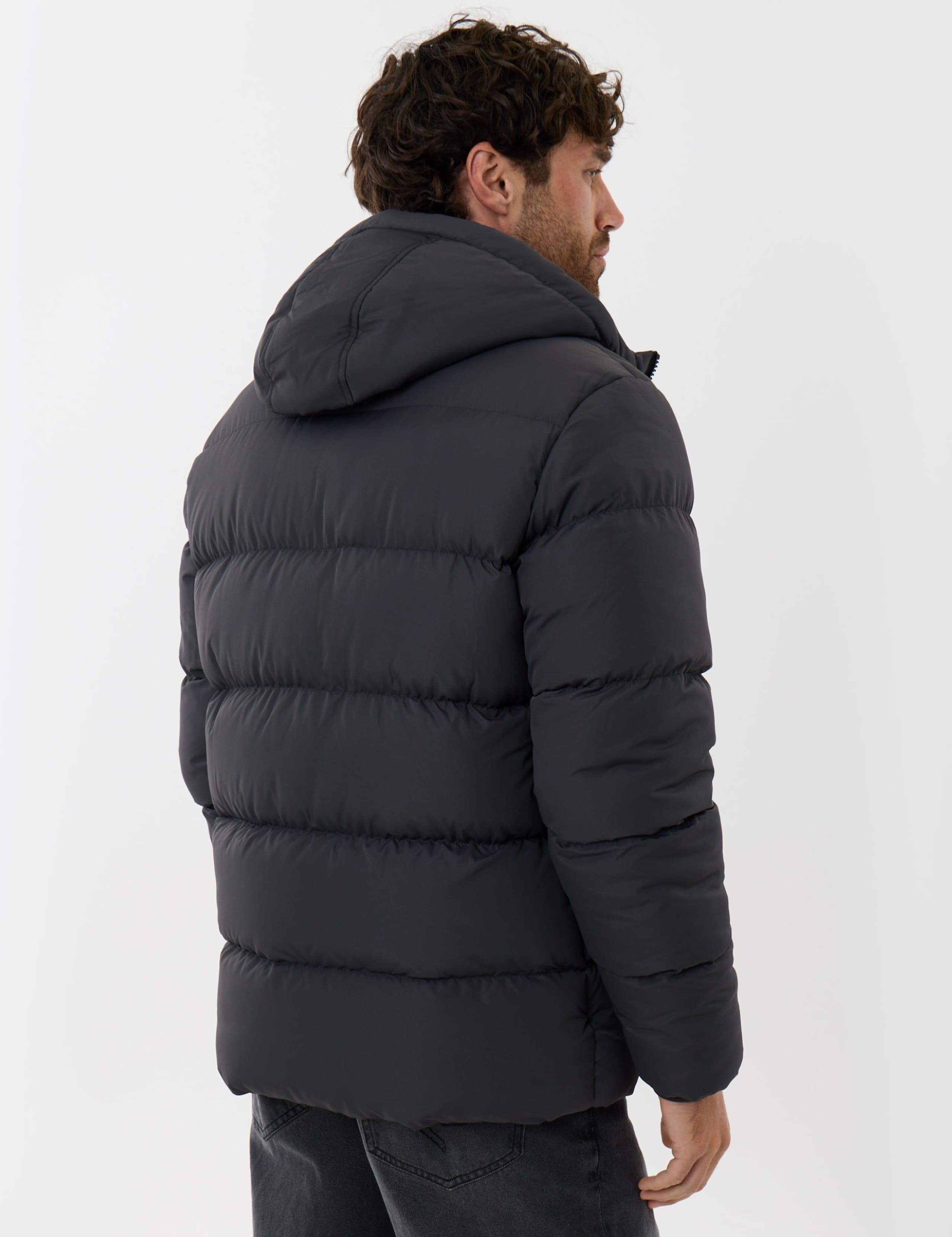 Regular Fit Quilted Hooded Puffer Jacket 6 of 8