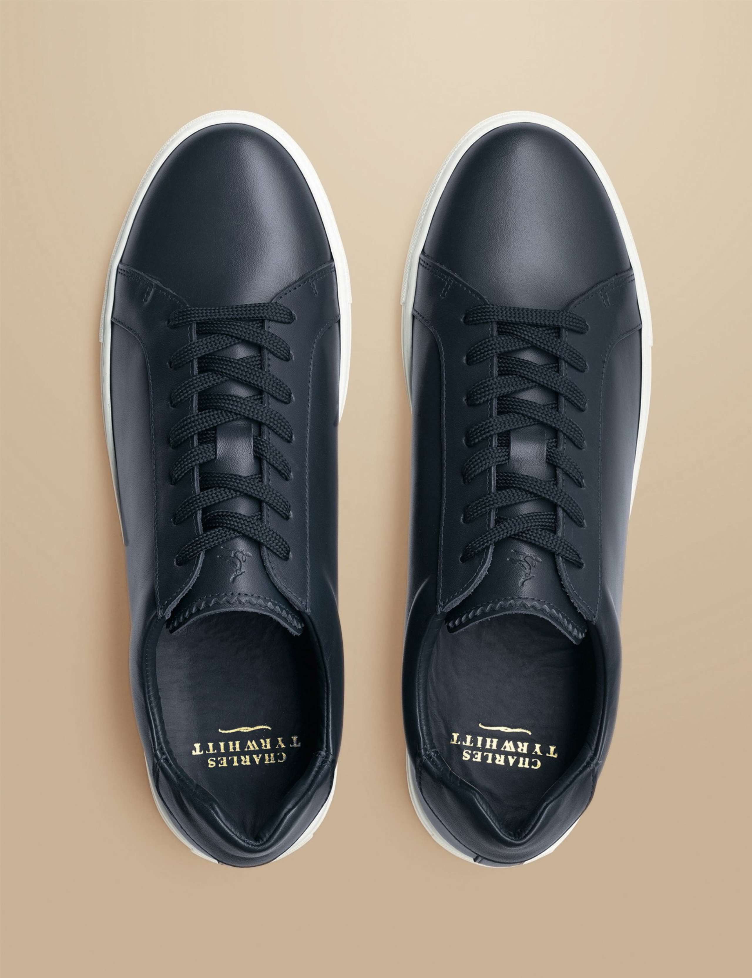 Leather Lace Up Trainers 5 of 6