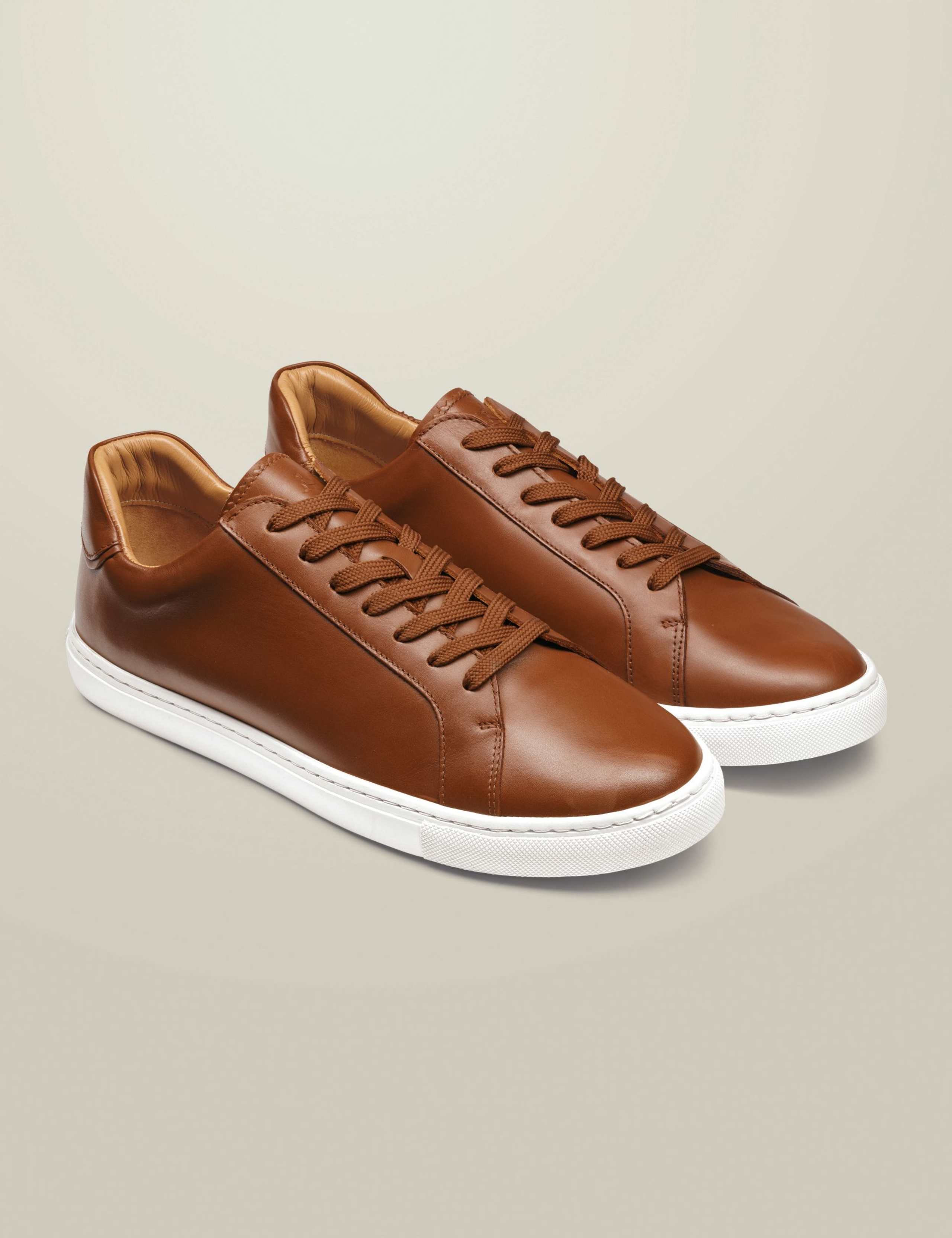 Leather Lace Up Trainers 4 of 7