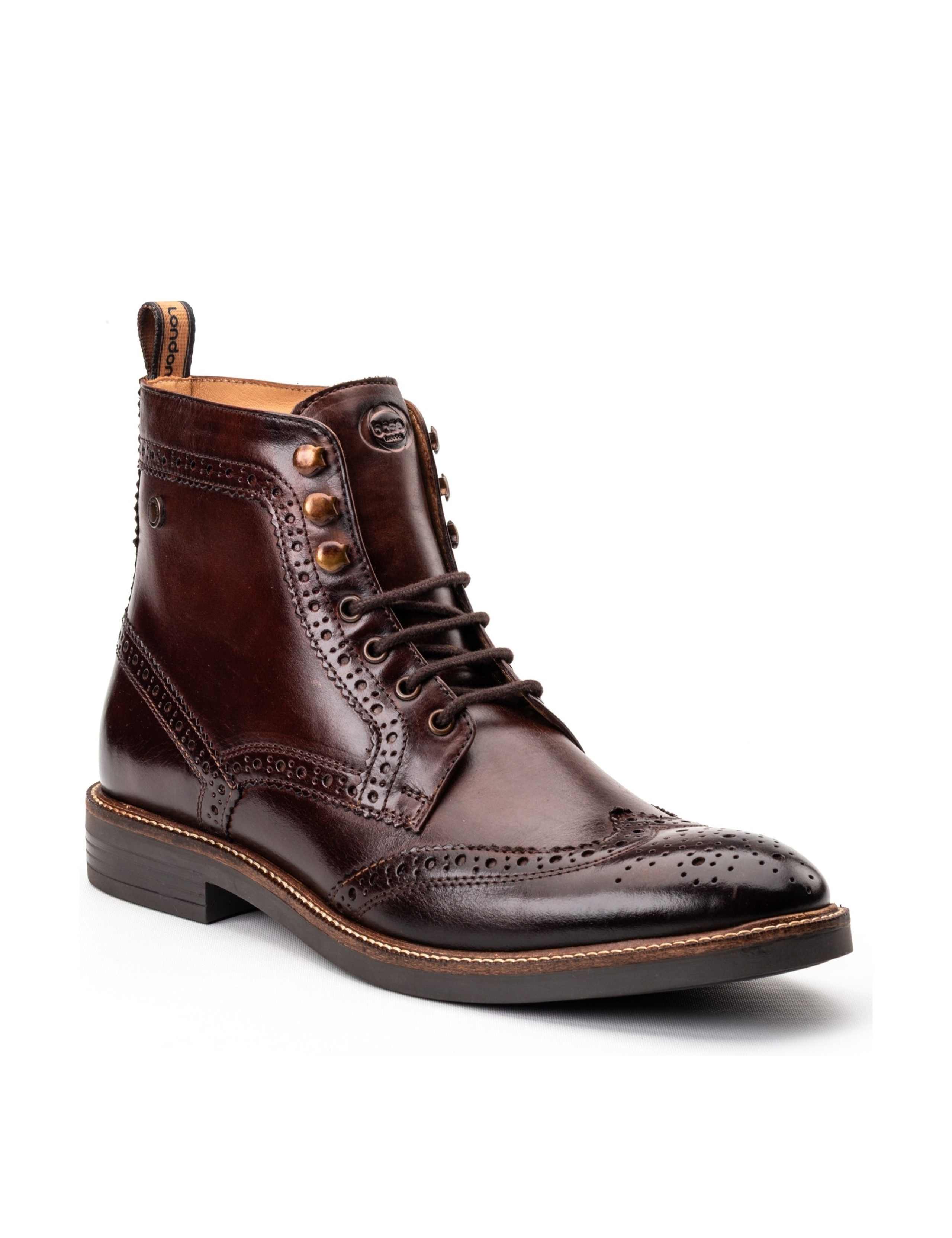 Leather Brogue Boots 2 of 5