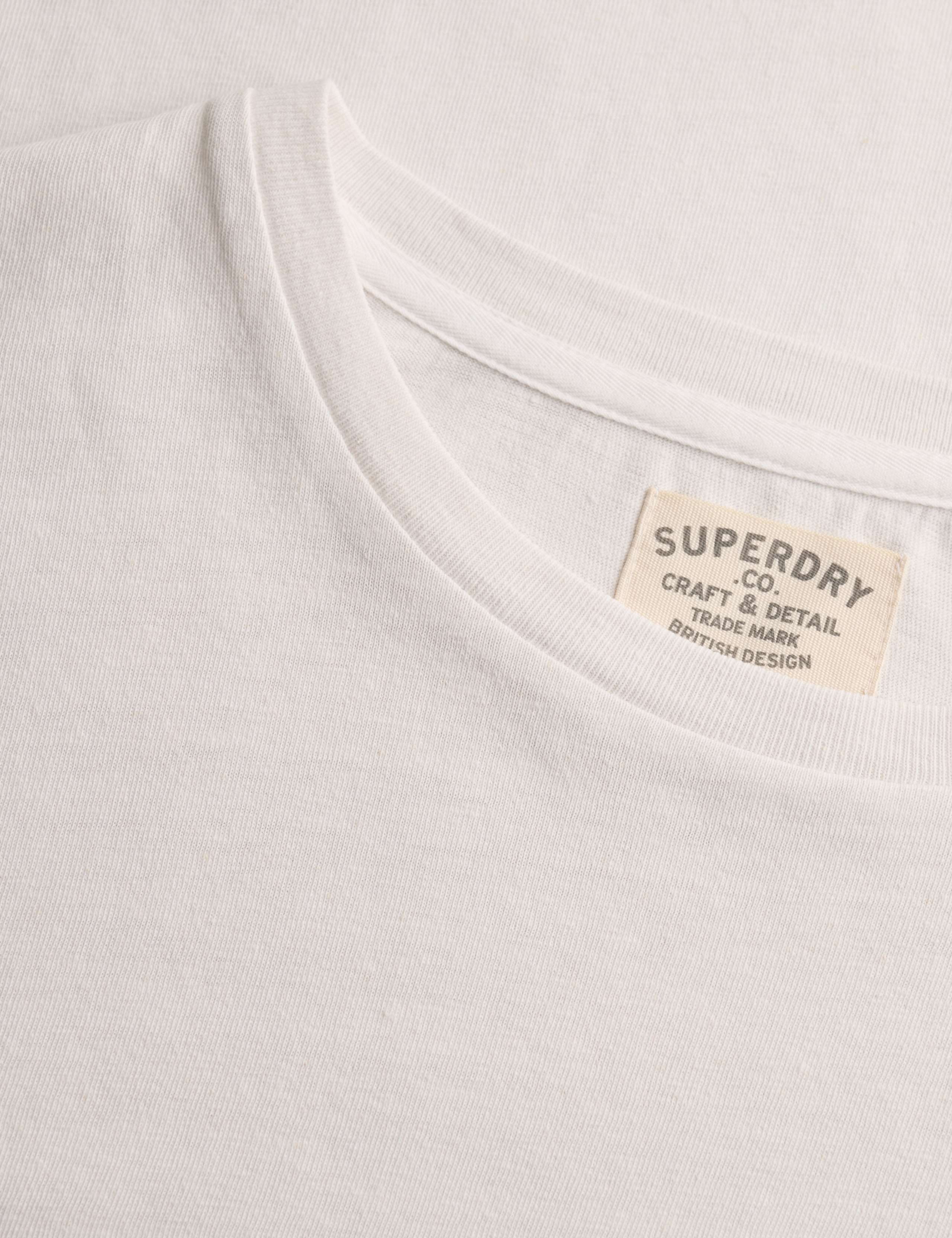 Cotton Rich Long Sleeve T-Shirt With Linen 7 of 7