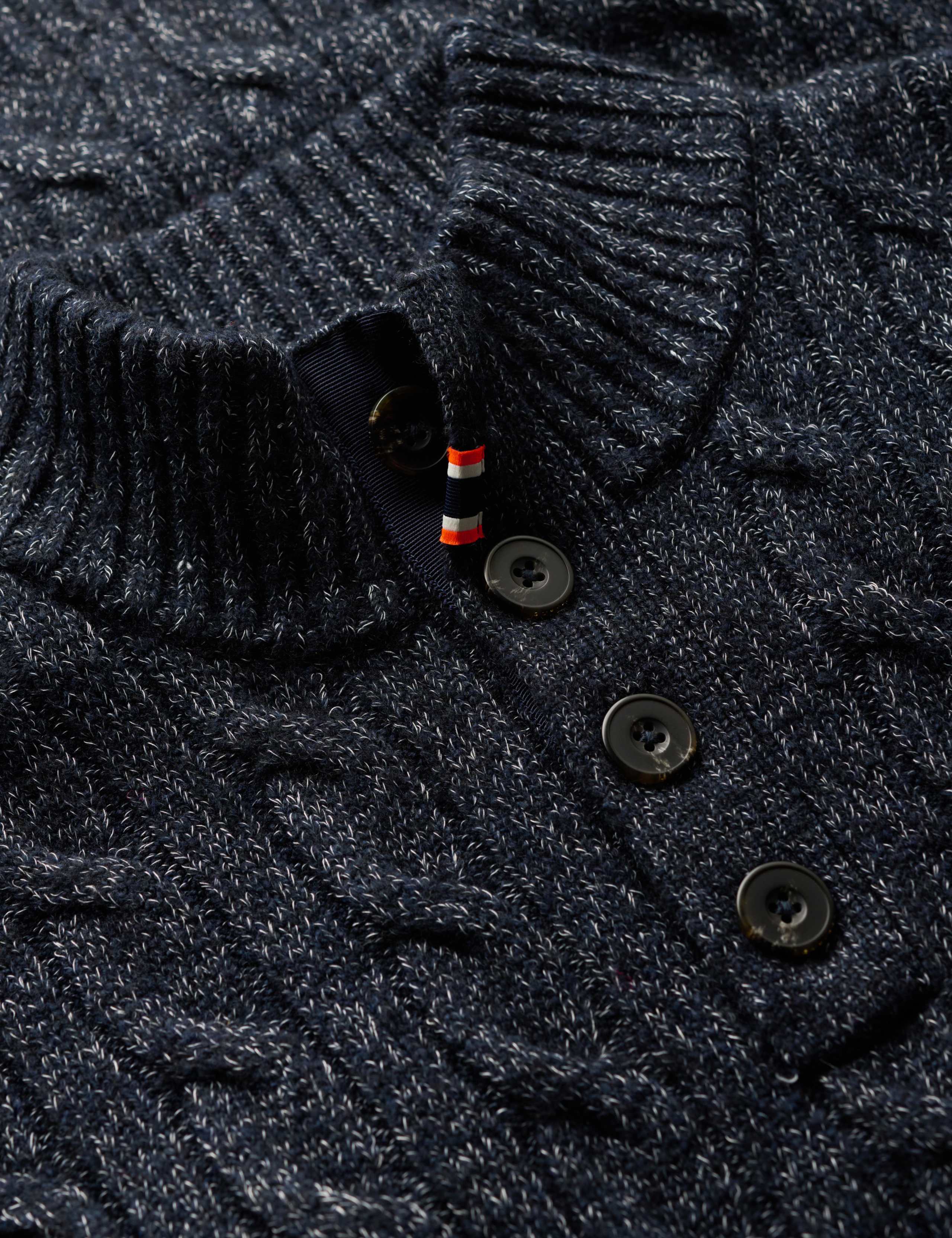 Cable Button Neck Jumper 5 of 5