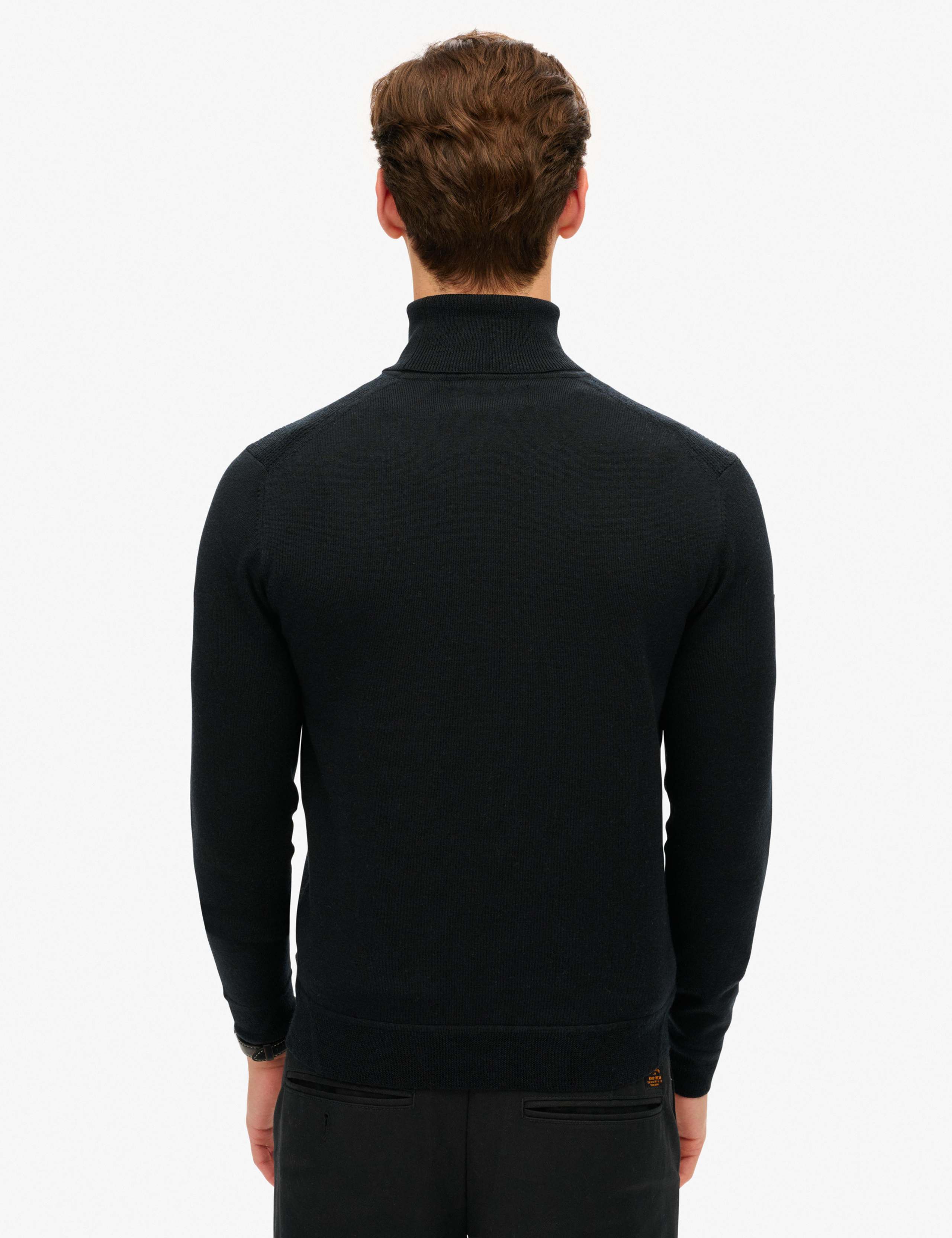 Merino Wool Rich Roll Neck Jumper 3 of 4