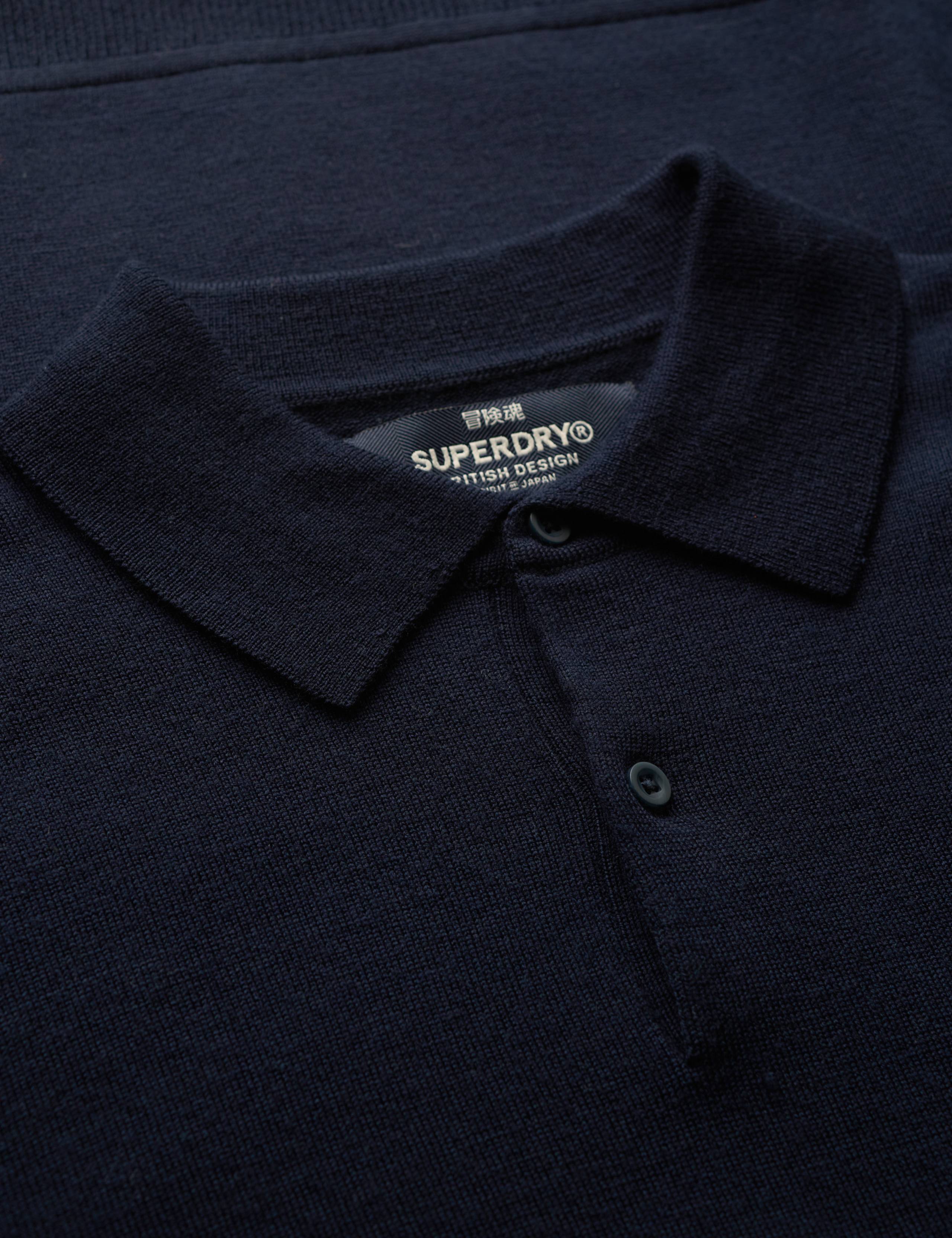 Merino Long Sleeve Polo Jumper 5 of 5