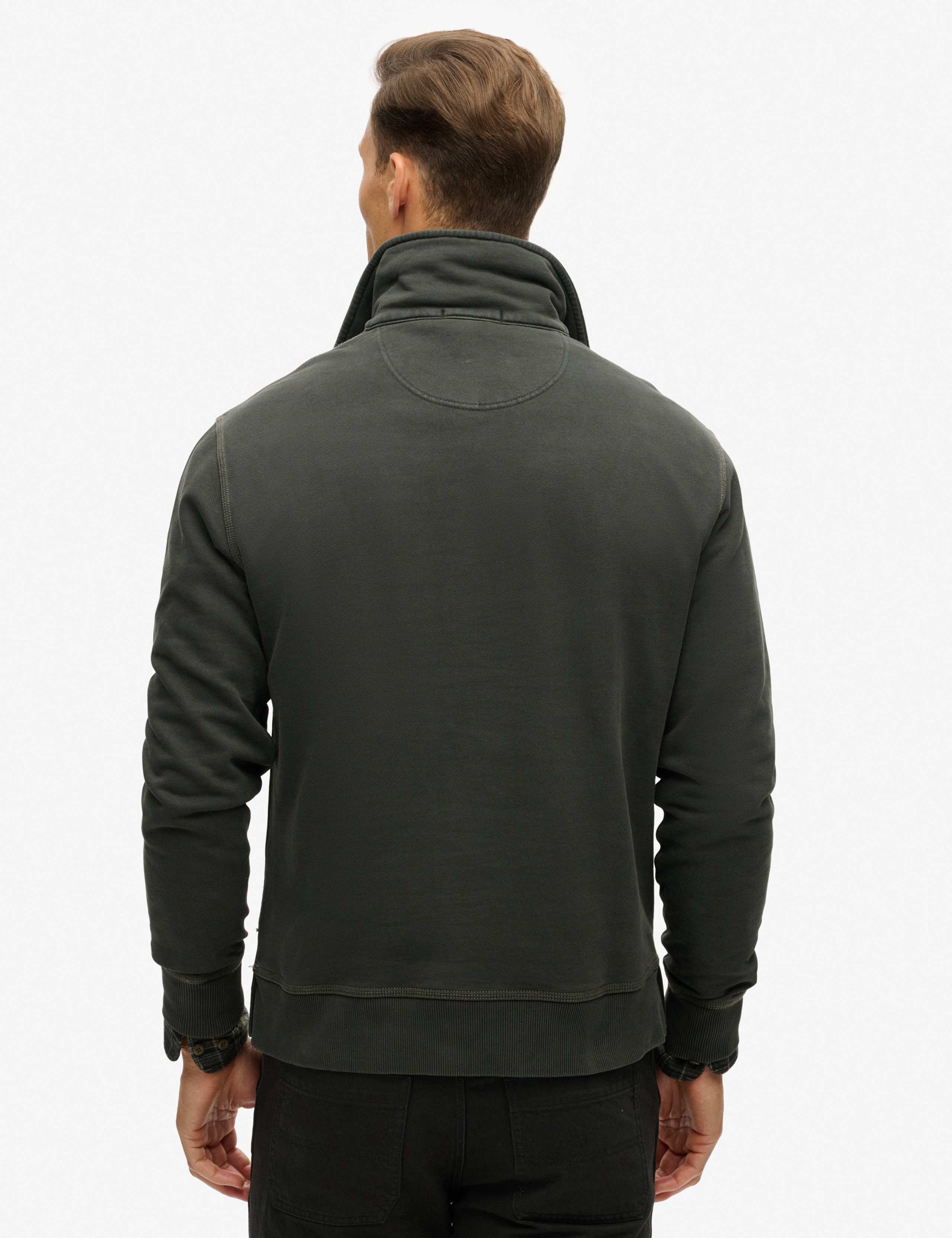 Pure Cotton Half Zip Long Sleeve Sweatshirt 5 of 6