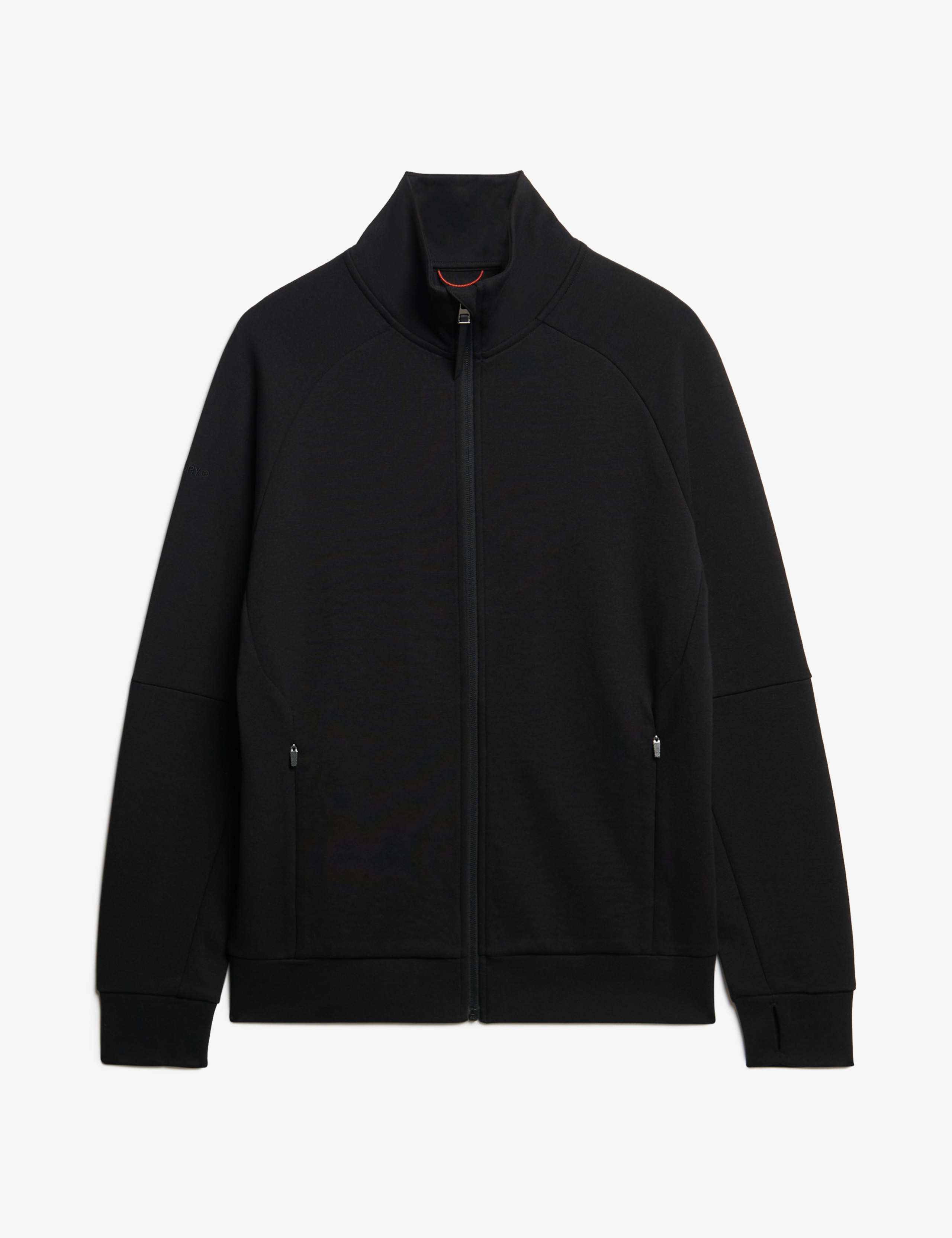Cotton Rich Fleece Zip Up Jacket 2 of 6