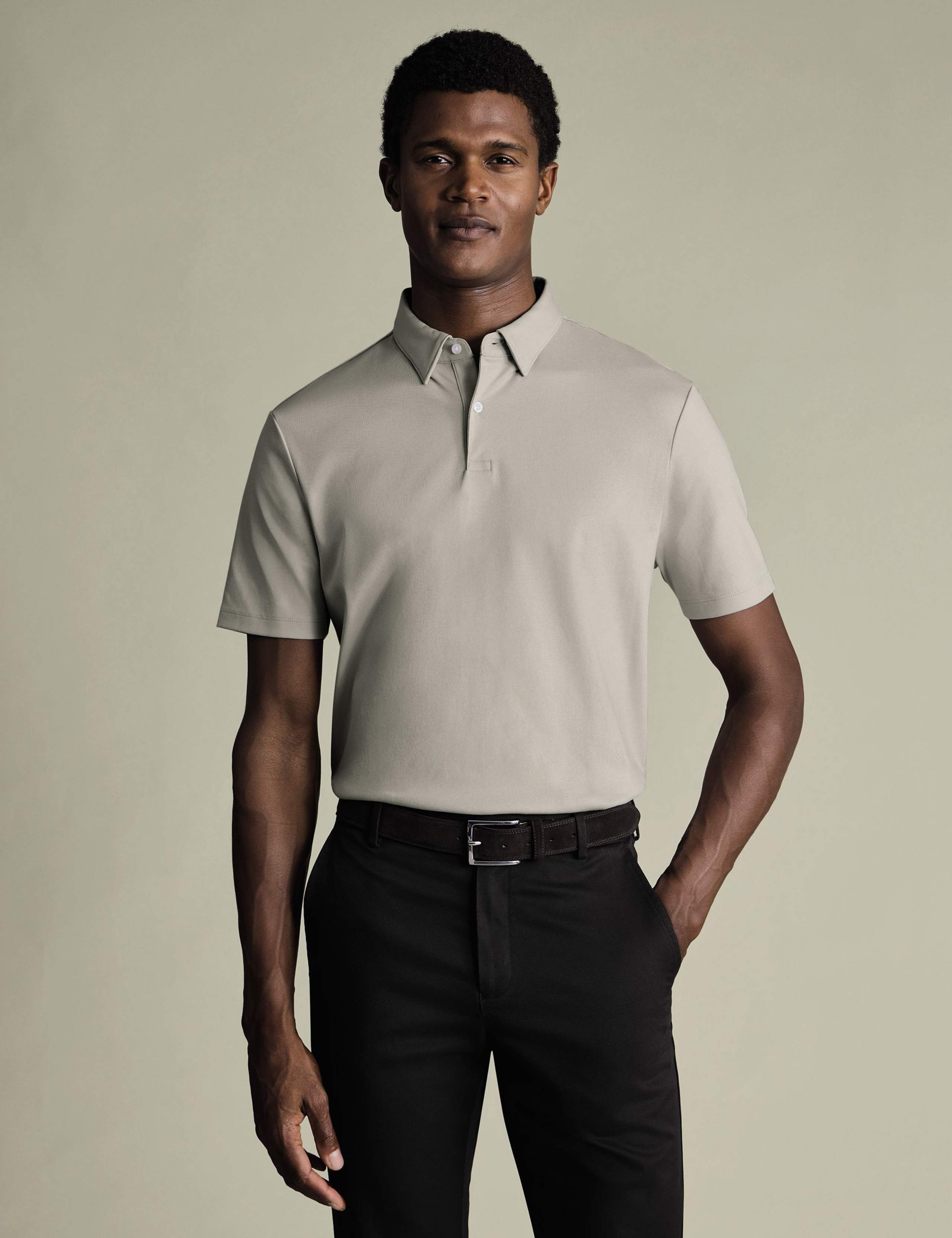 Pure Cotton Jersey Polo Shirt 1 of 5