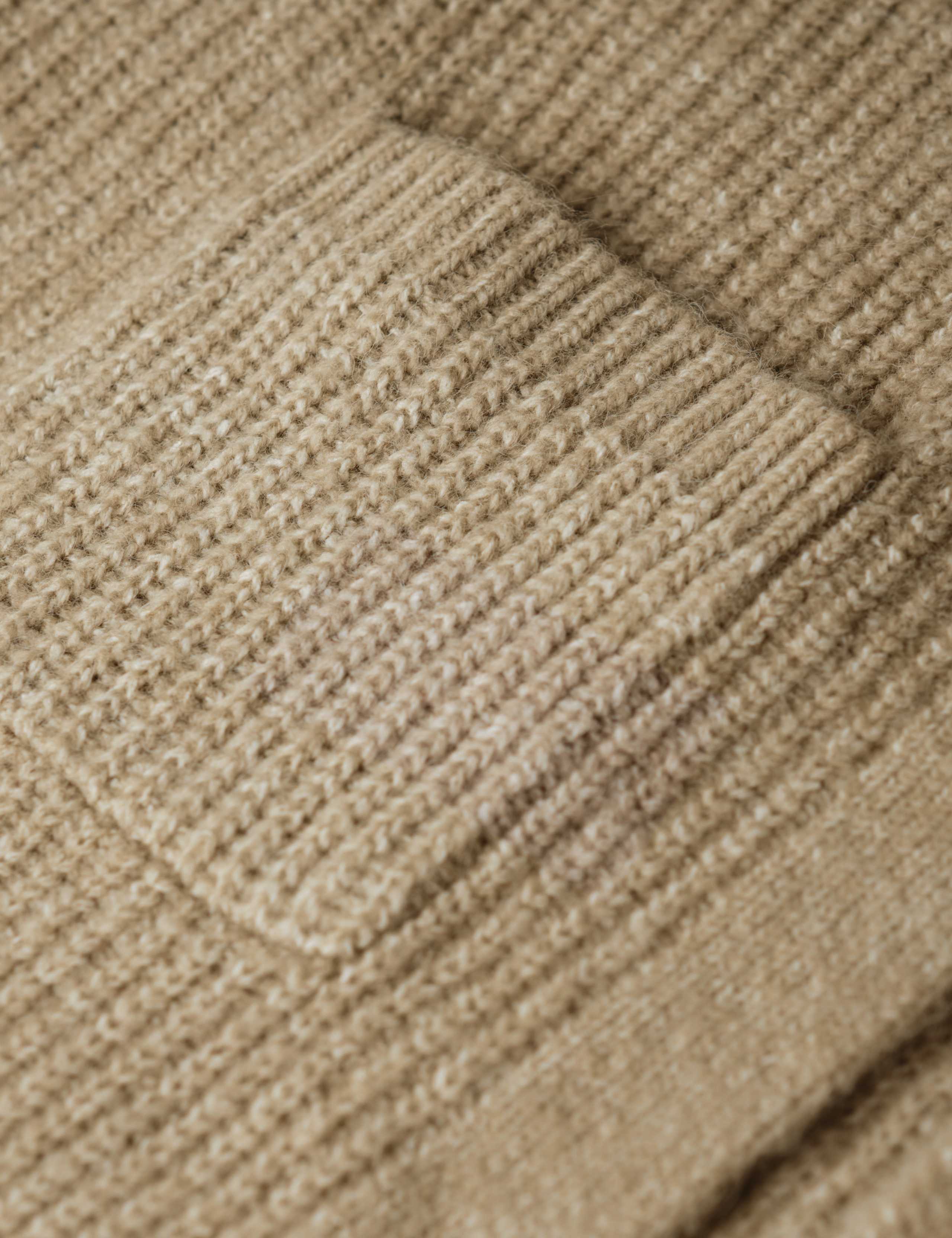 Knitted Ribbed Longline Cardigan 7 of 7