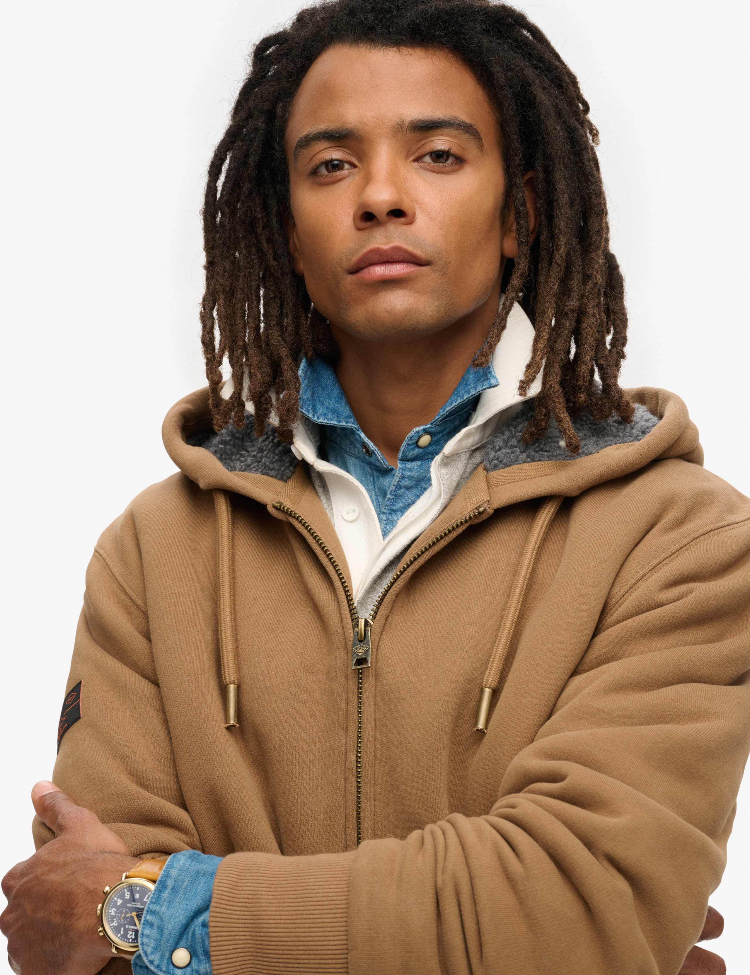 Cotton Rich Zip Up Hoodie 2 of 5