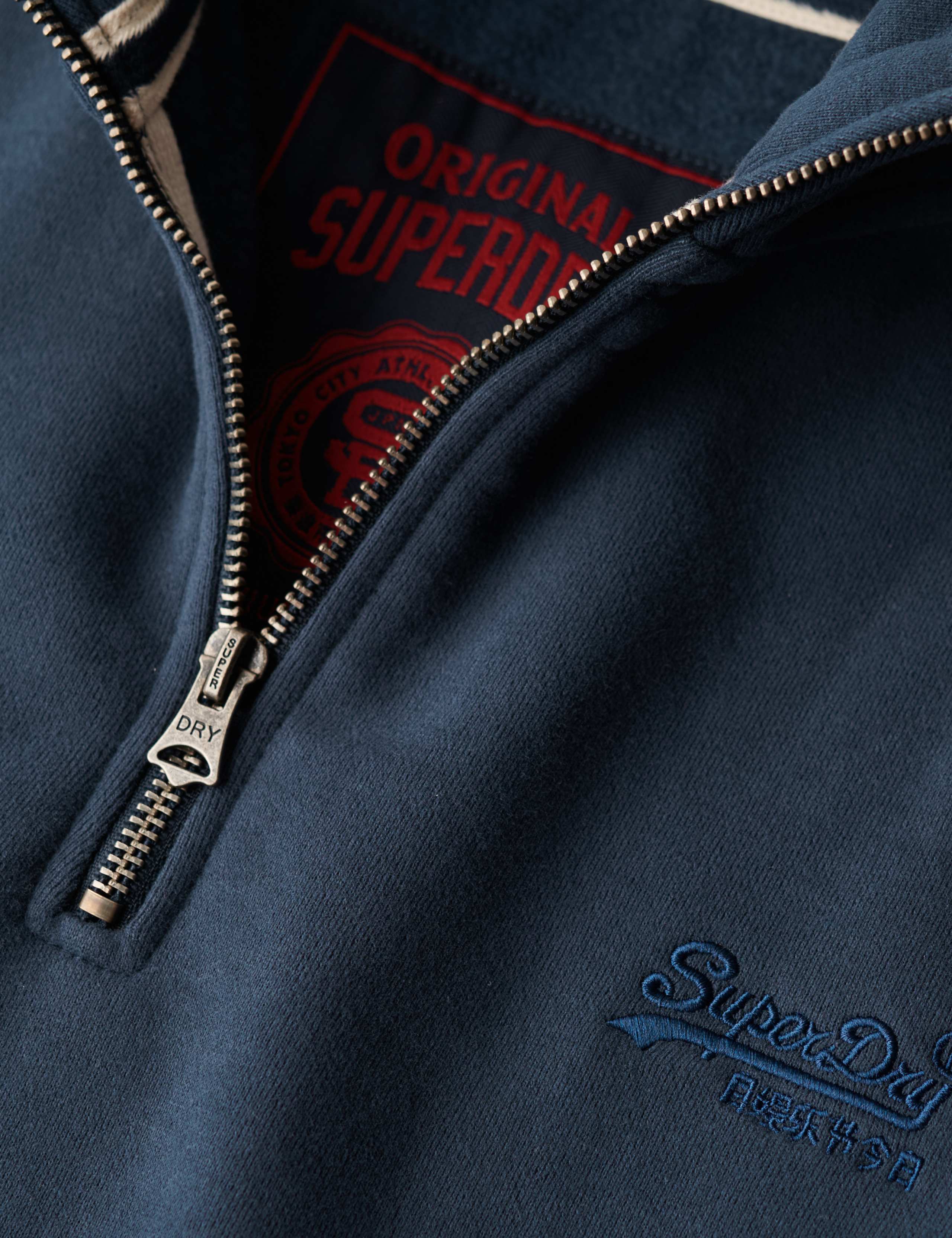 Cotton Rich Half Zip Sweatshirt 6 of 6