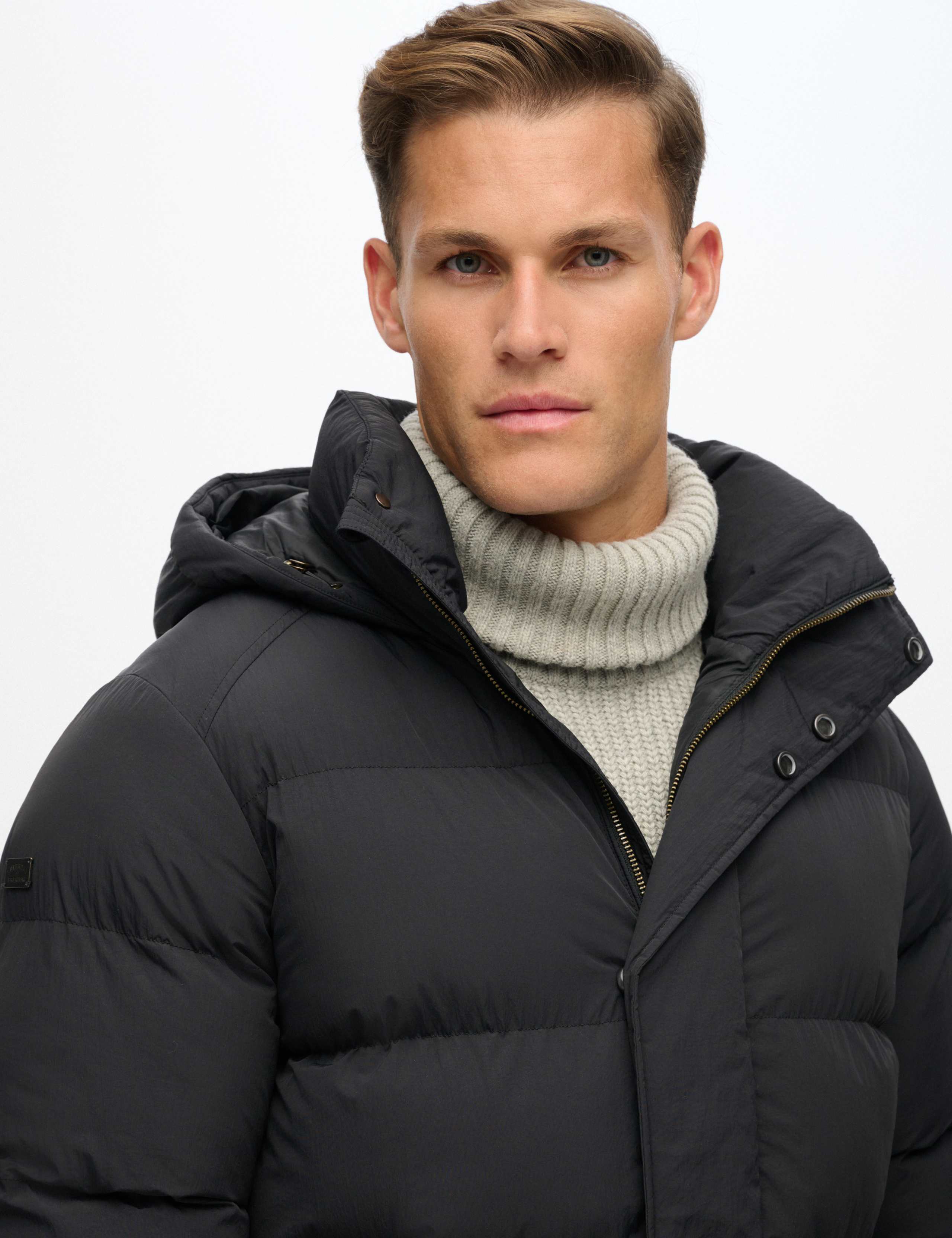 Hooded Padded Longline Parka Jacket 4 of 7